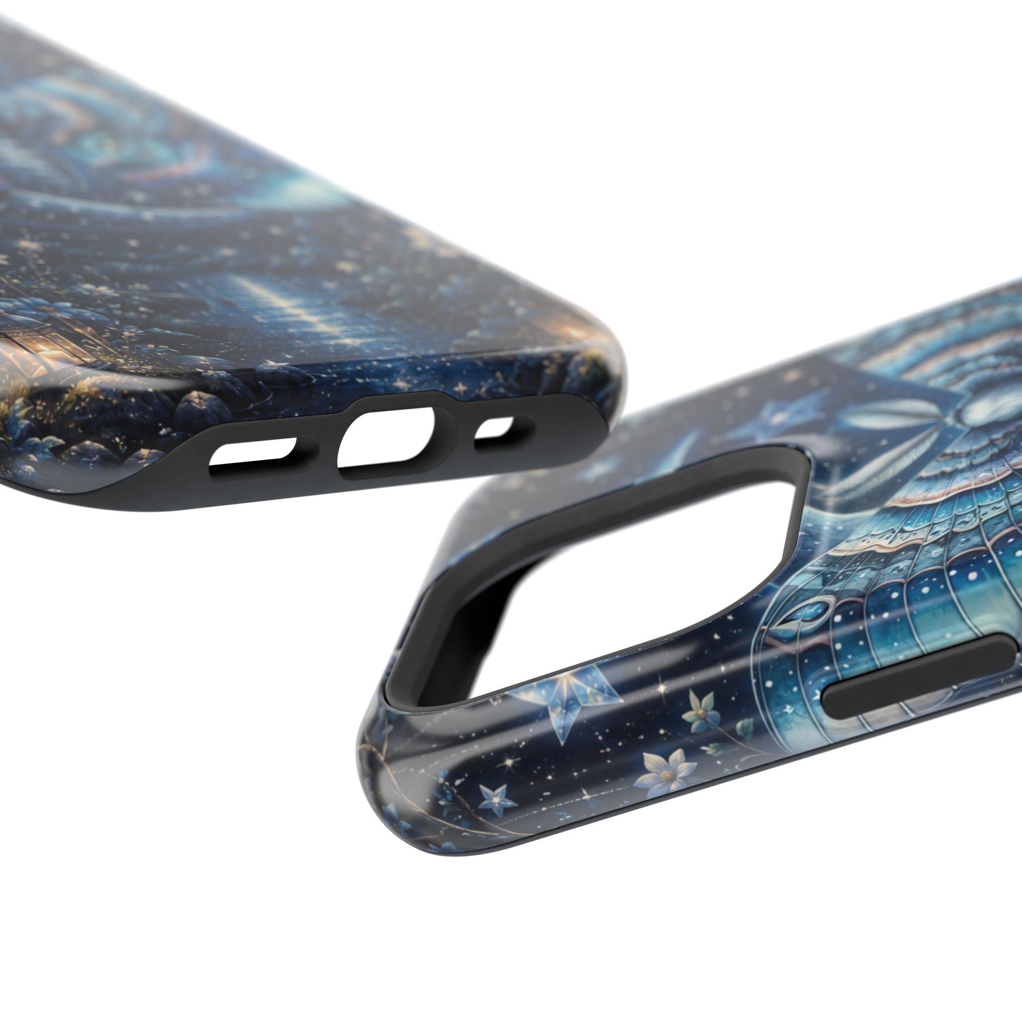 Mystic Moth Moon Phone Case – Night Sky MagSafe-Compatible Cover