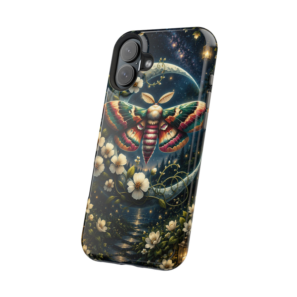 Mystic Moth Floral Nightscape Phone Case – MagSafe Cover