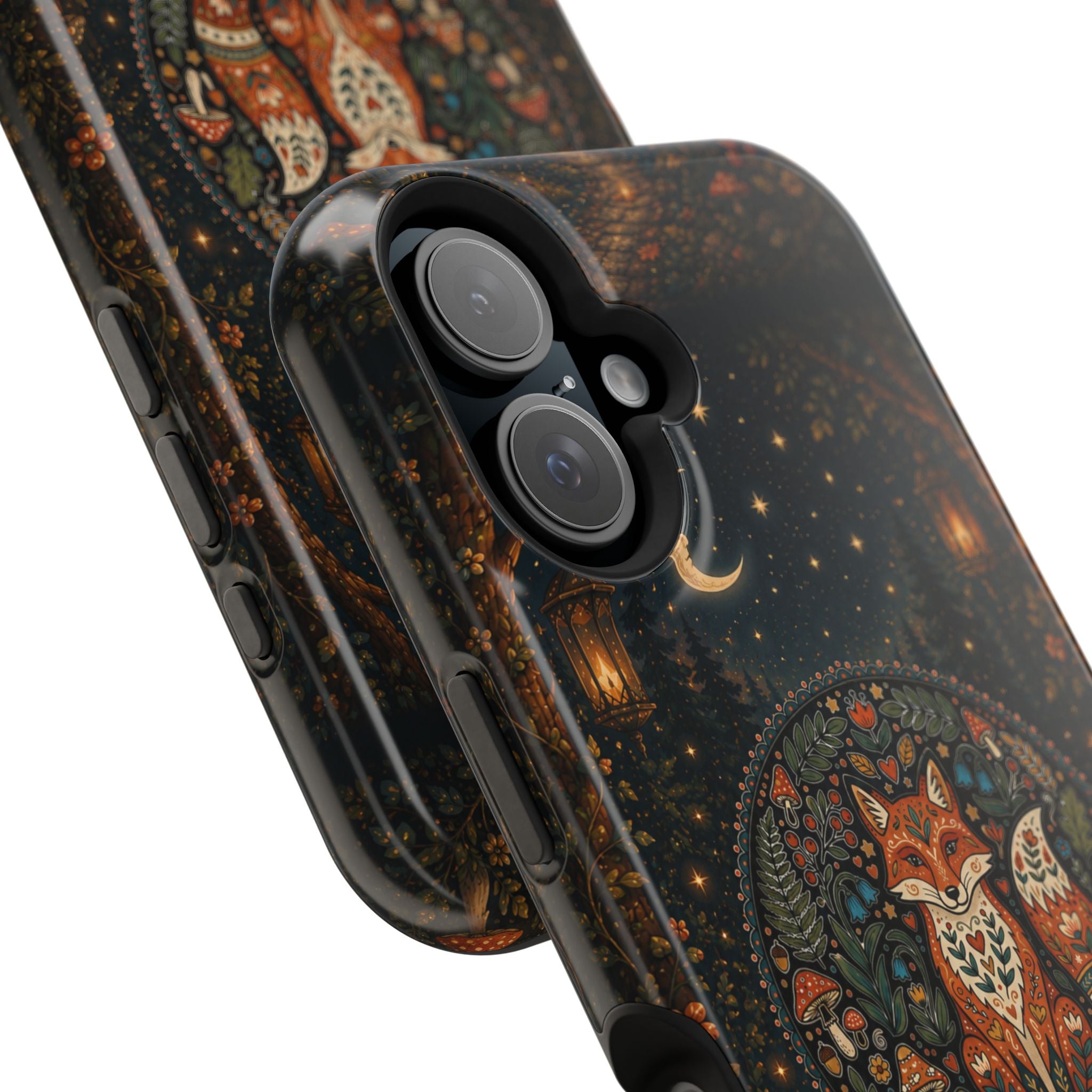 Mystic Forest Fox Phone Case – Woodland MagSafe-Compatible Cover
