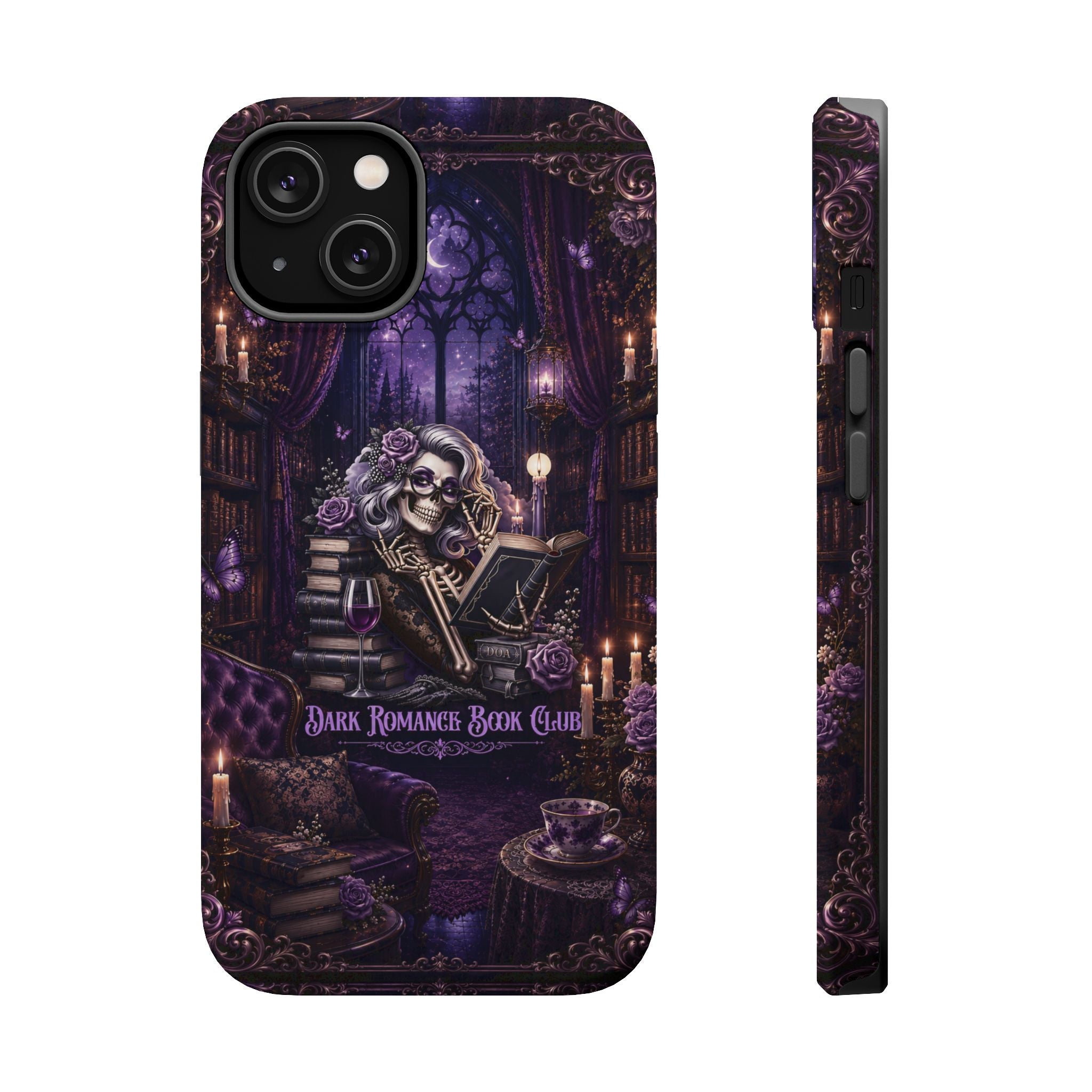 Dark Romance Book Club Phone Case – Gothic MagSafe-Compatible Case