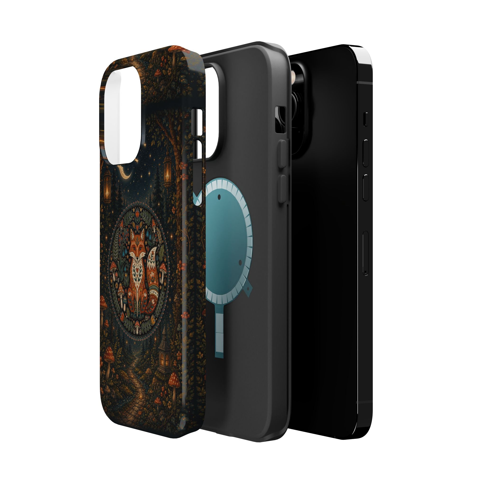 Mystic Forest Fox Phone Case – Woodland MagSafe-Compatible Cover