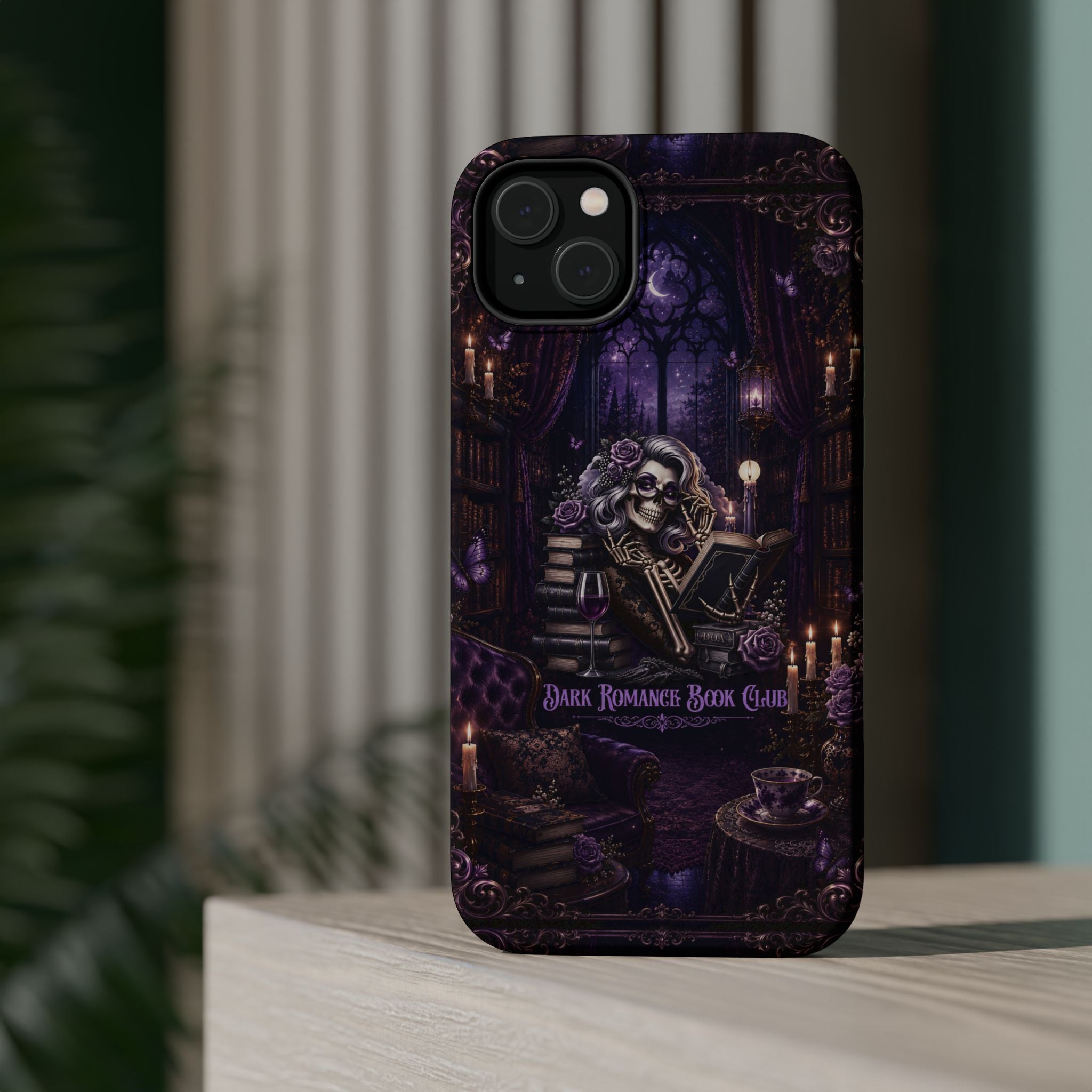 Dark Romance Book Club Phone Case – Gothic MagSafe-Compatible Case
