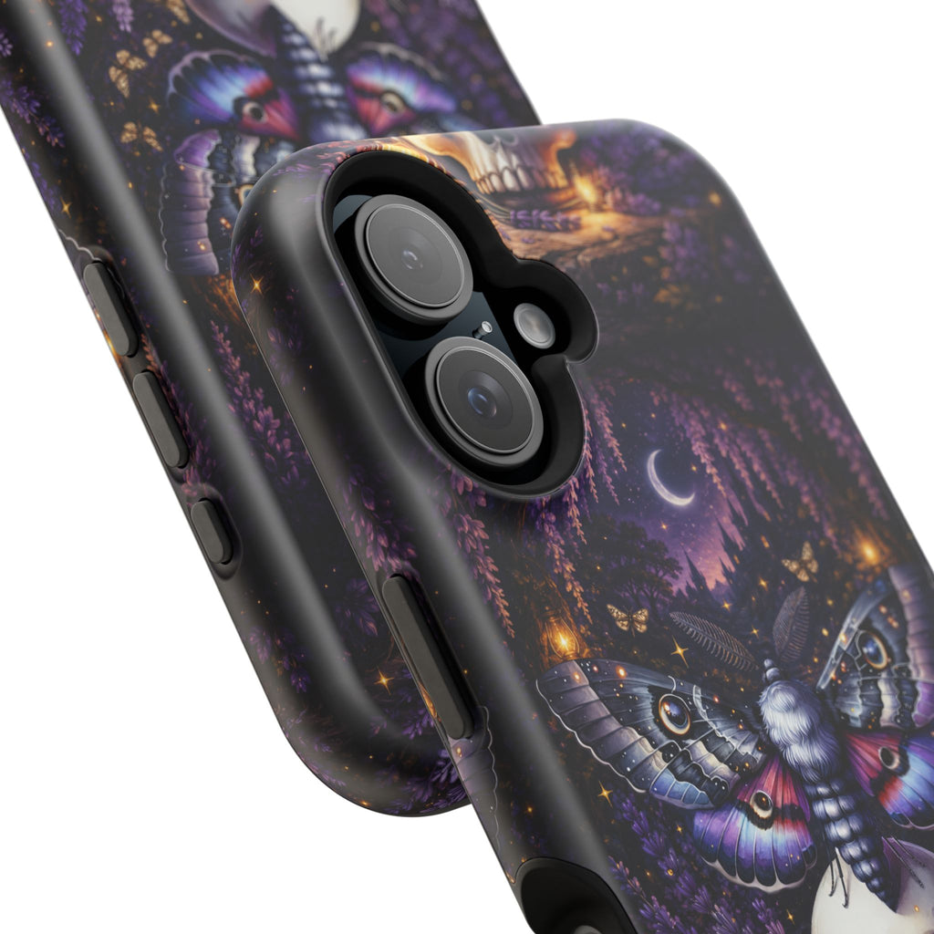 Moth & Skull Phone Case – Dark Mystical MagSafe-Compatible Cover