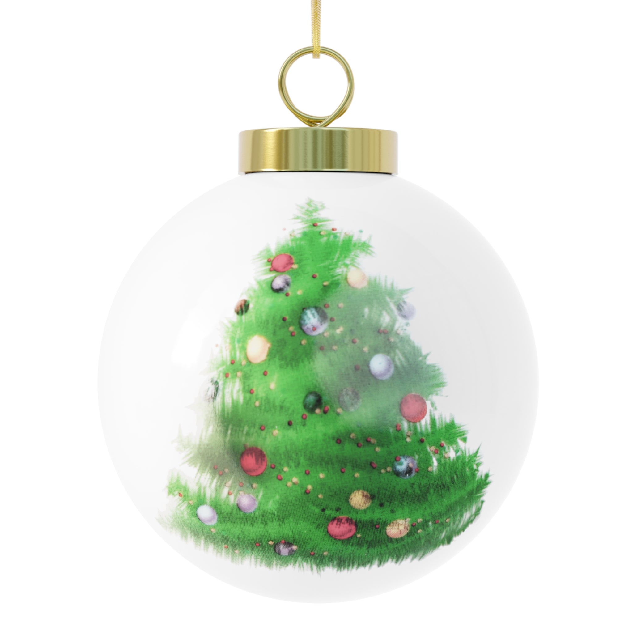 Custom Photo Christmas Ornament – Personalized Ceramic (Tree or Bells)