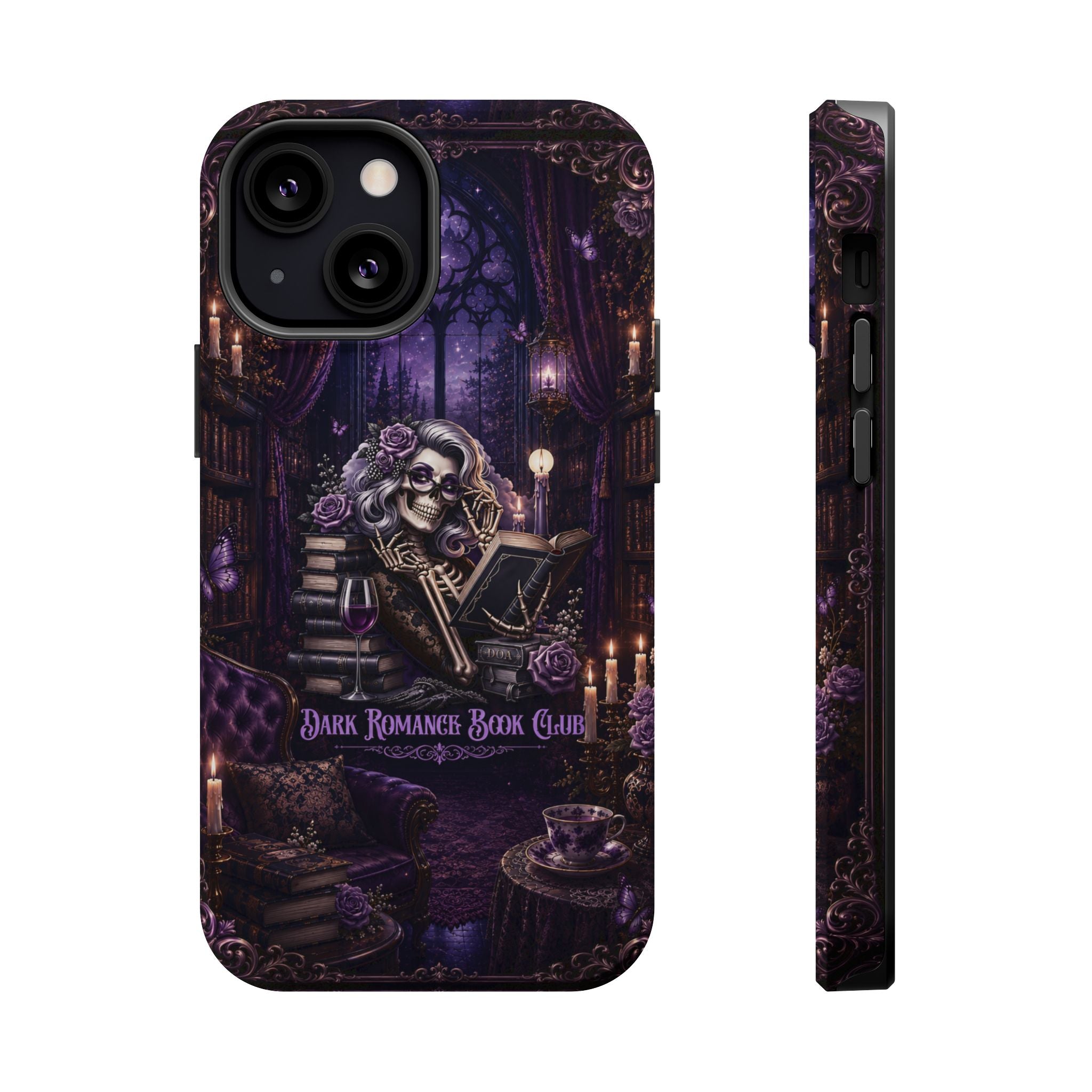 Dark Romance Book Club Phone Case – Gothic MagSafe-Compatible Case