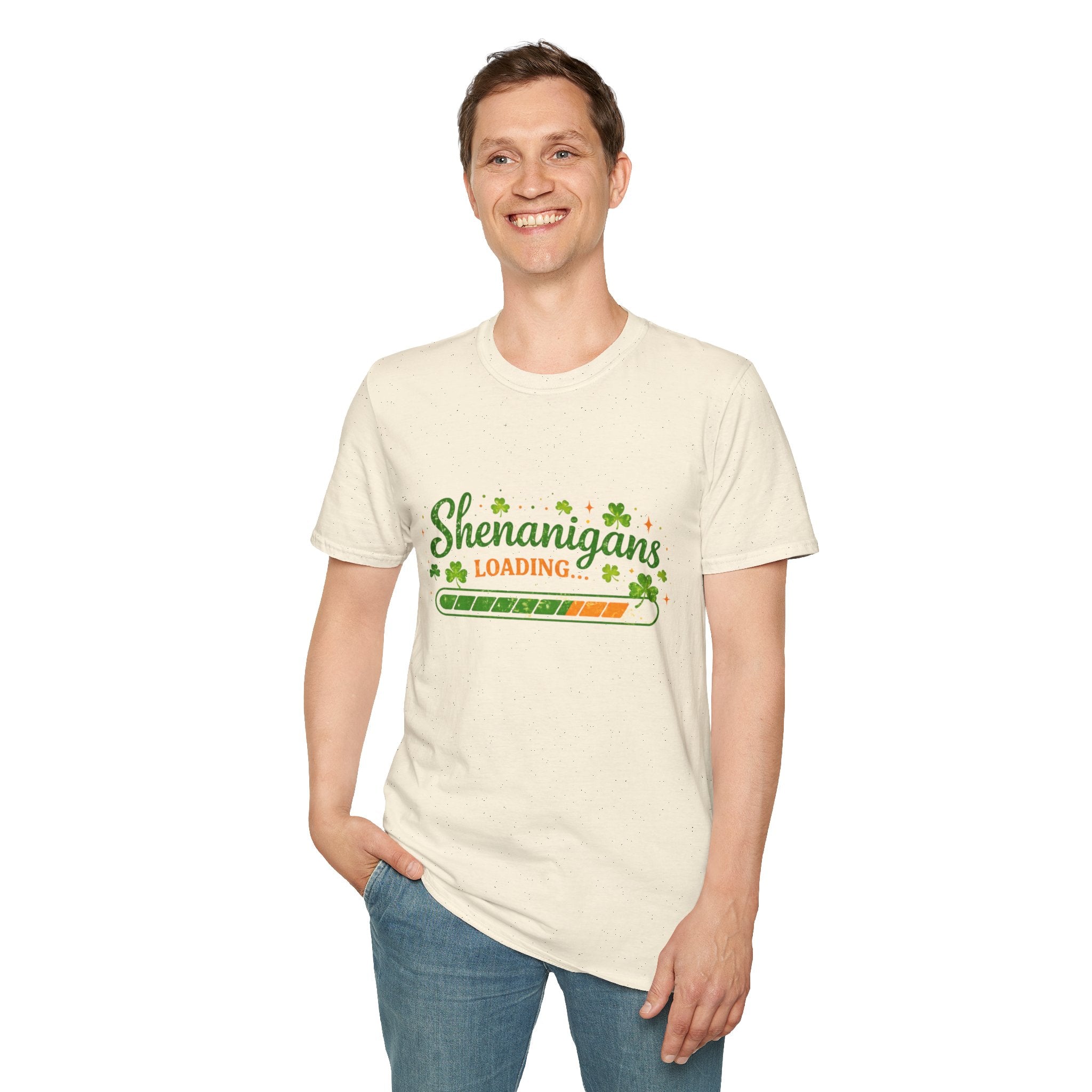 Shenanigans Loading T-Shirt — St. Patrick’s Day Shamrock Party Tee