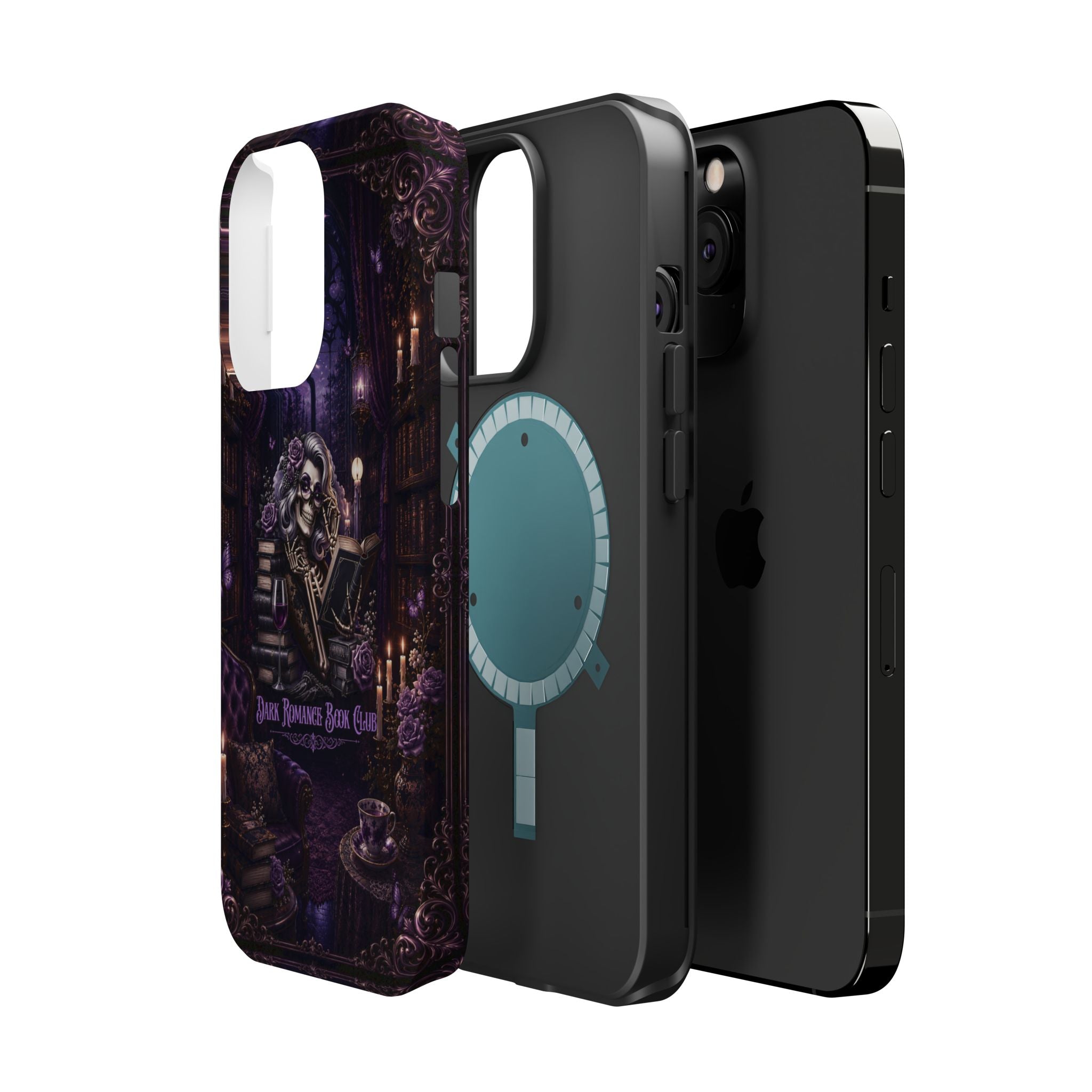 Dark Romance Book Club Phone Case – Gothic MagSafe-Compatible Case