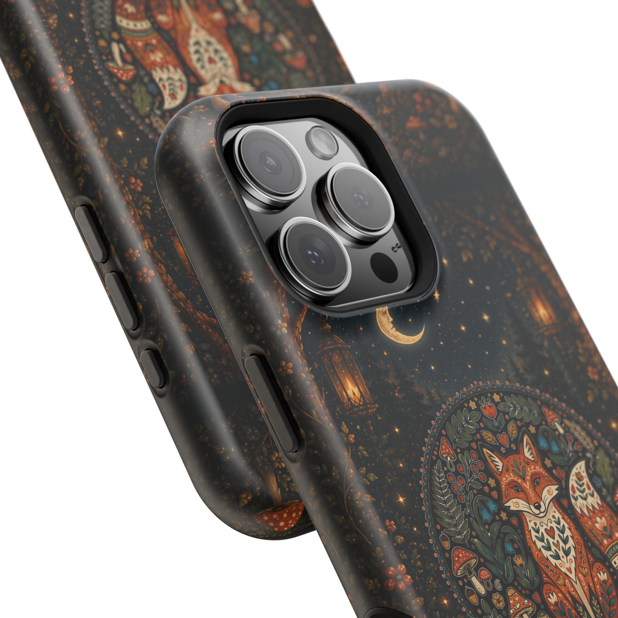 Mystic Forest Fox Phone Case – Woodland MagSafe-Compatible Cover