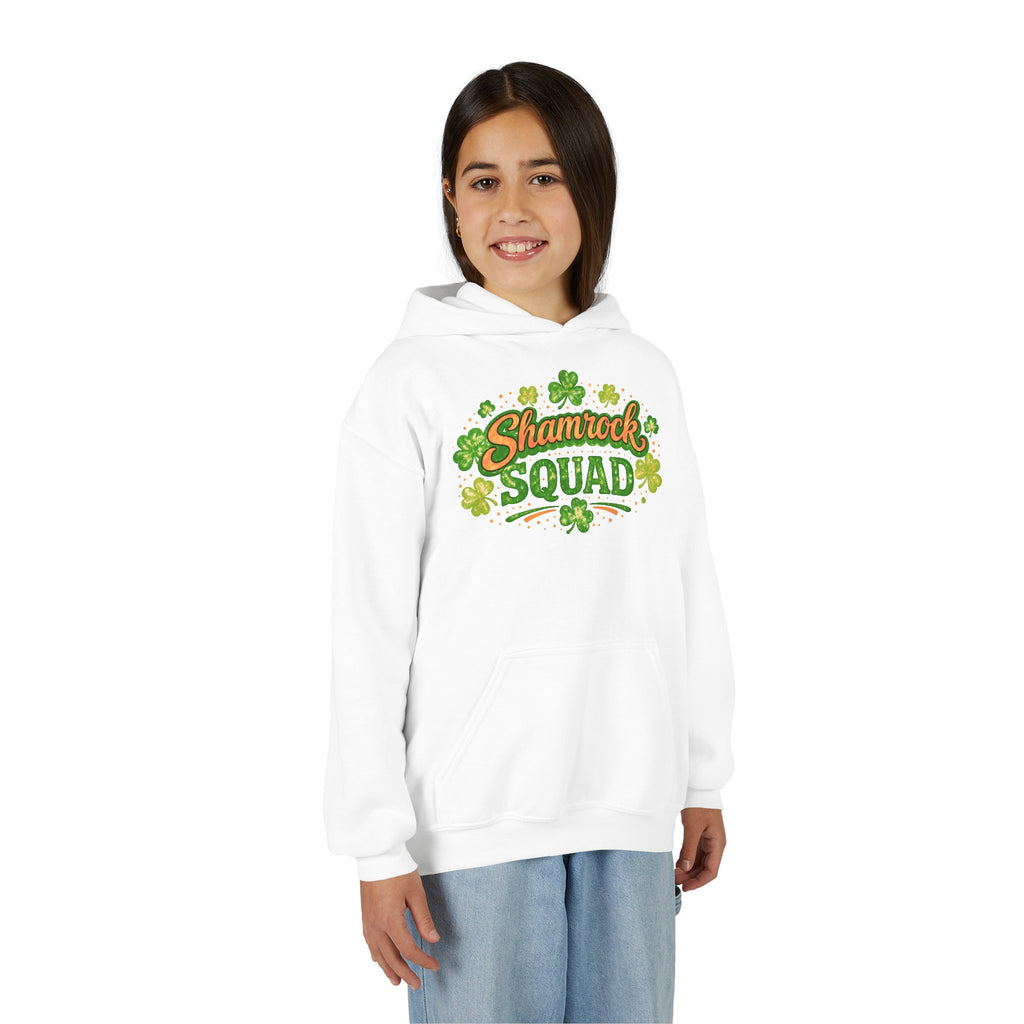 Little Leprechaun Youth Shamrock Squad Hoodie — St. Patrick’s Day Sweatshirt