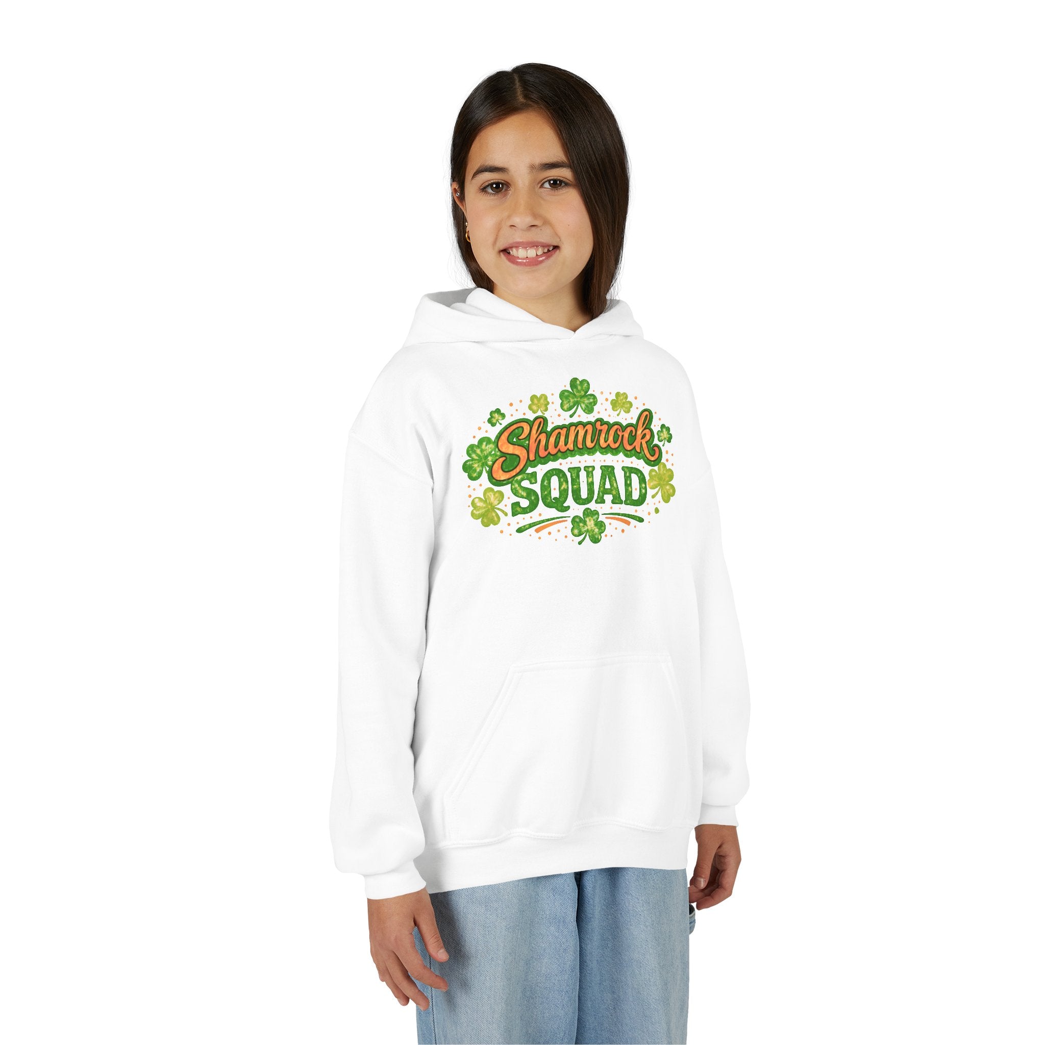 Little Leprechaun Youth Shamrock Squad Hoodie — St. Patrick’s Day Sweatshirt