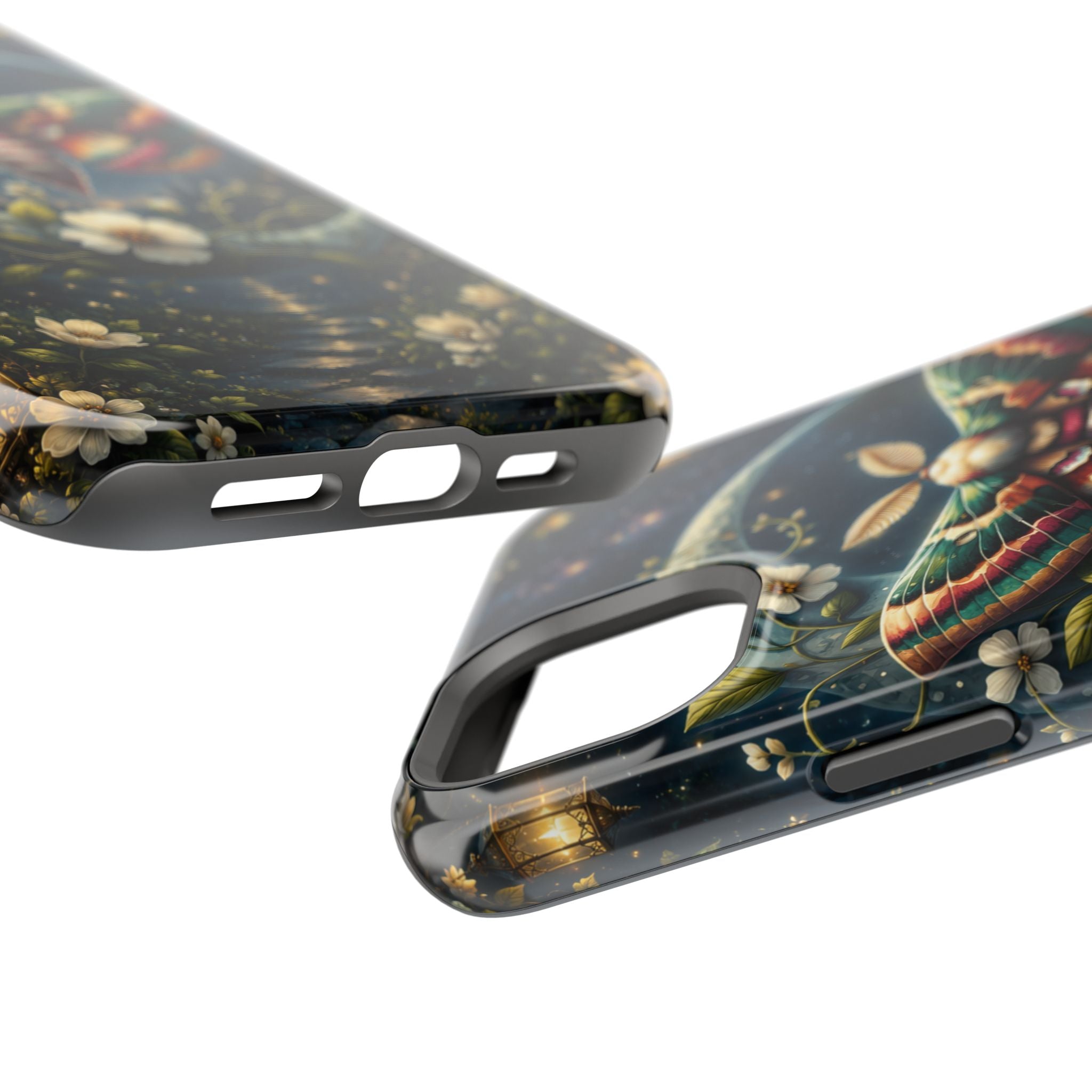 Mystic Moth Floral Nightscape Phone Case – MagSafe Cover