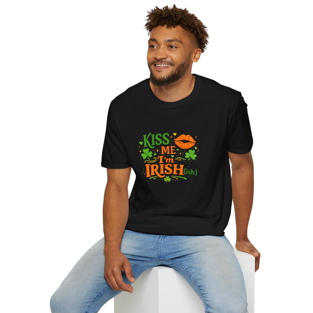 Kiss Me I’m Irish(ish) T-Shirt — St. Patrick’s Day Shamrock Tee