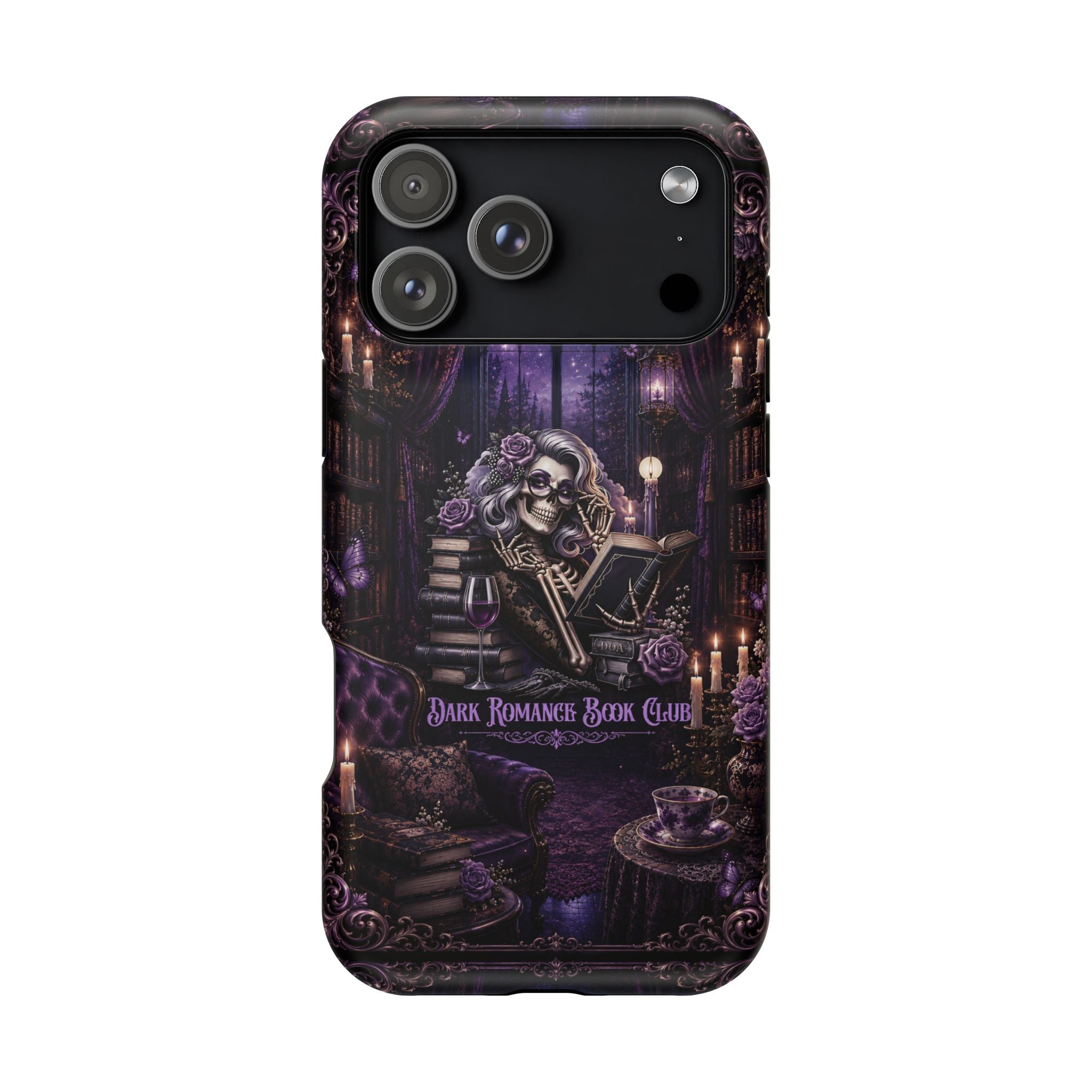Dark Romance Book Club Phone Case – Gothic MagSafe-Compatible Case