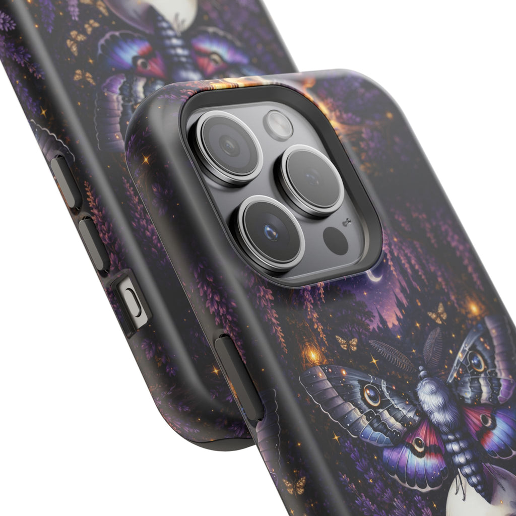 Moth & Skull Phone Case – Dark Mystical MagSafe-Compatible Cover