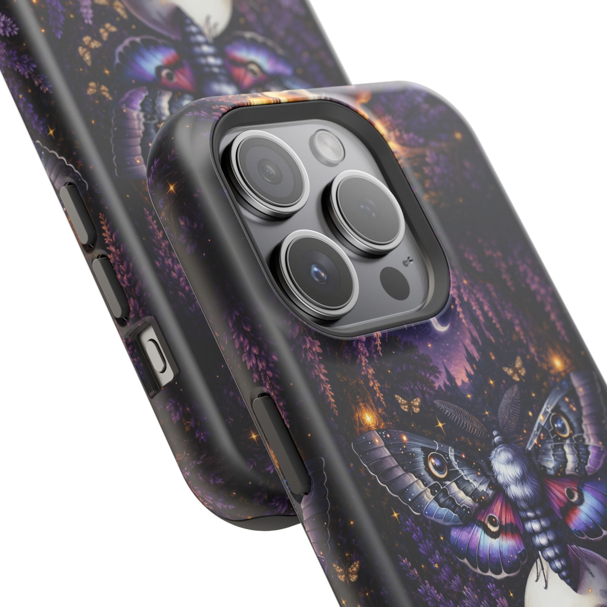 Moth & Skull Phone Case – Dark Mystical MagSafe-Compatible Cover