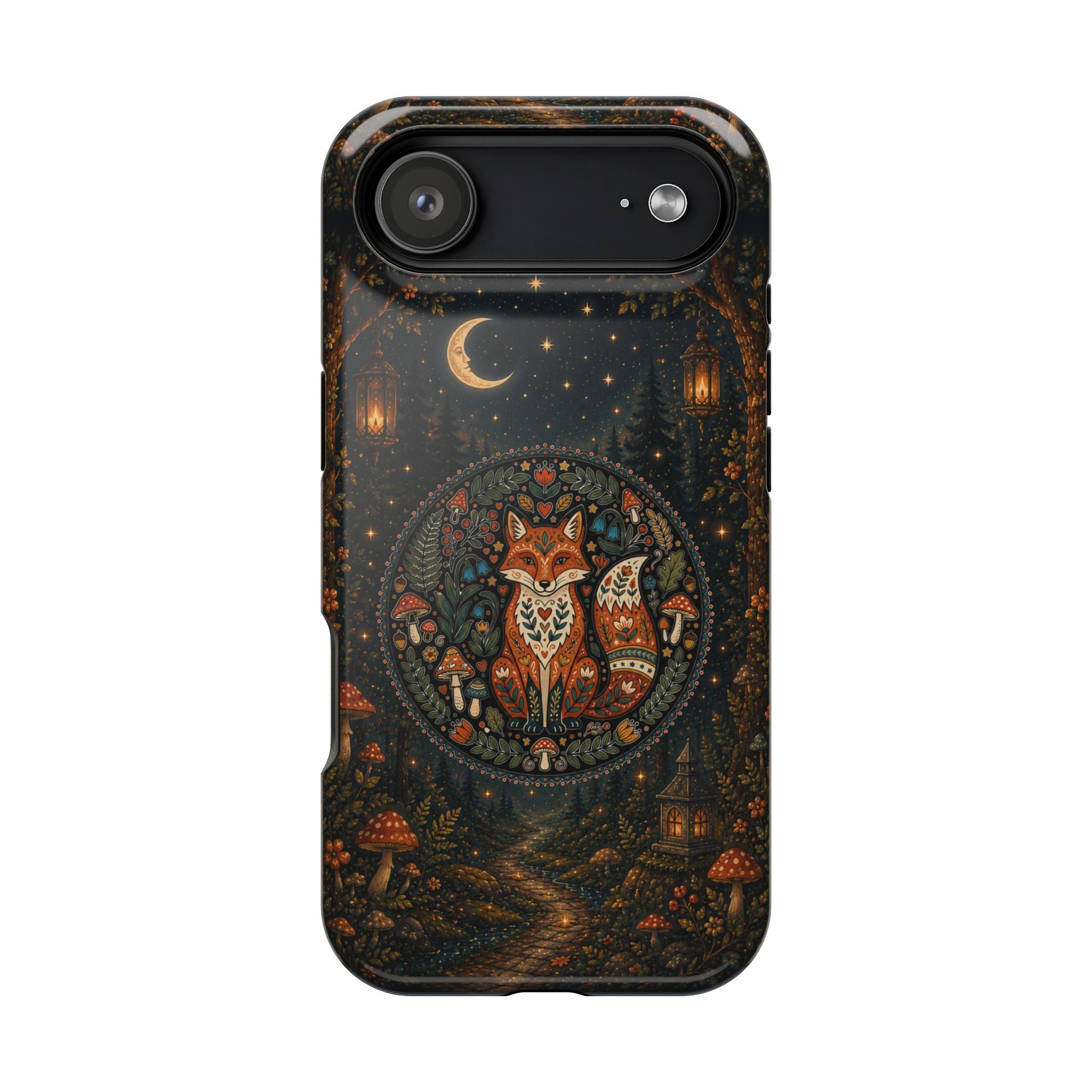 Mystic Forest Fox Phone Case – Woodland MagSafe-Compatible Cover