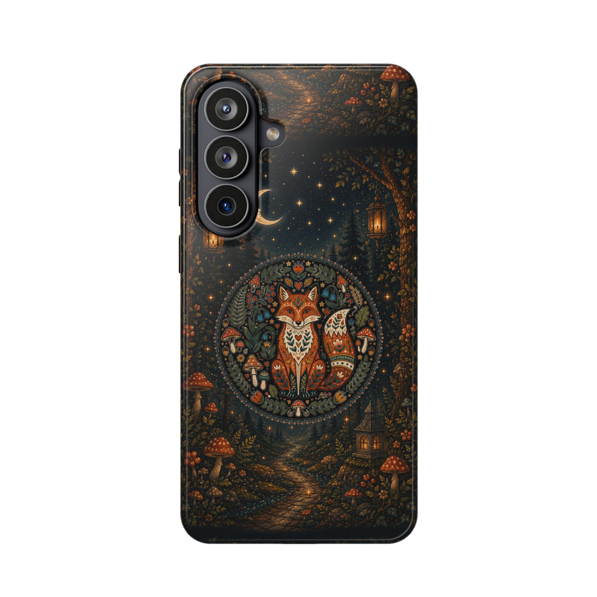 Mystic Forest Fox Phone Case – Woodland MagSafe-Compatible Cover