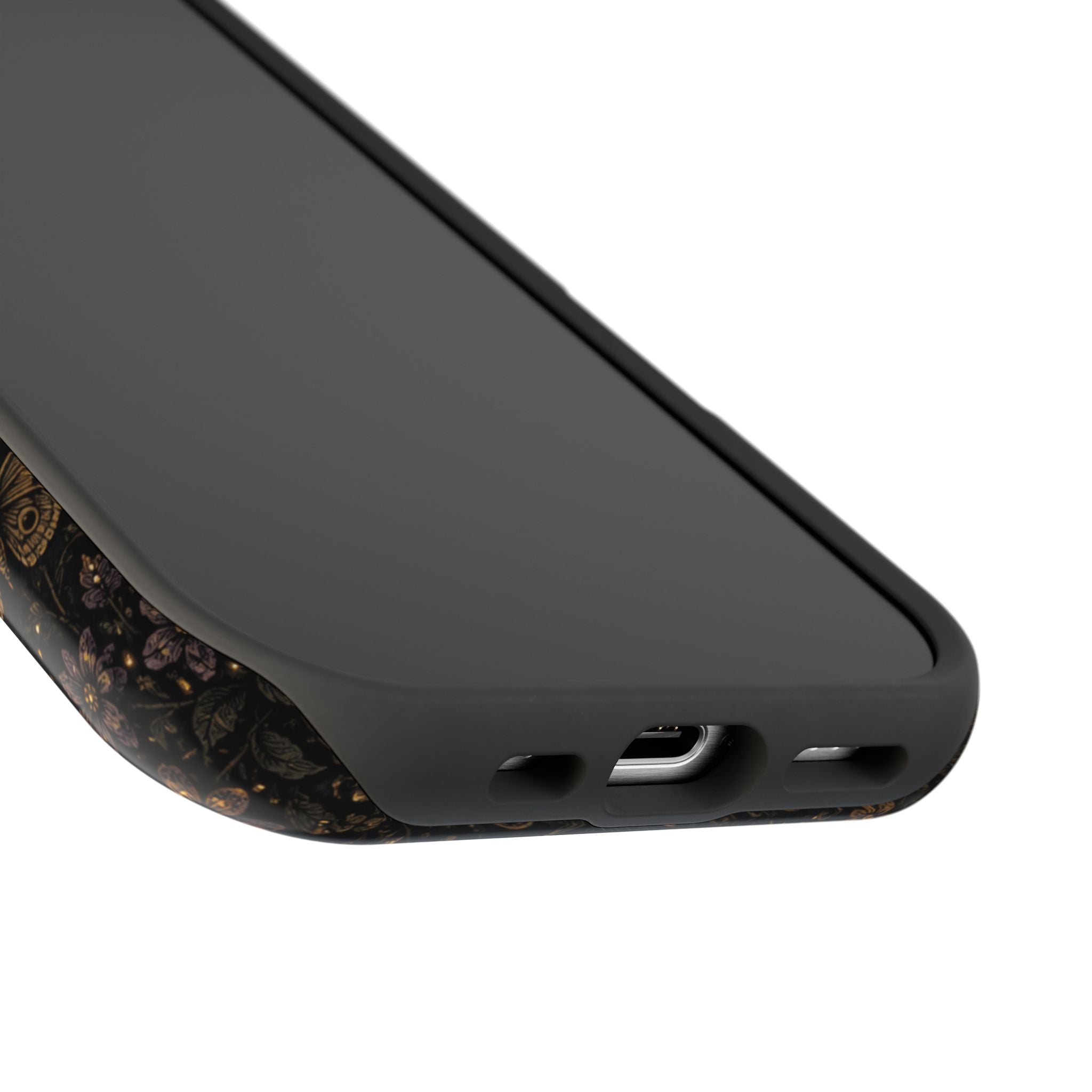 Skull Sunflowers Phone Case – Dark Floral MagSafe-Compatible Cover