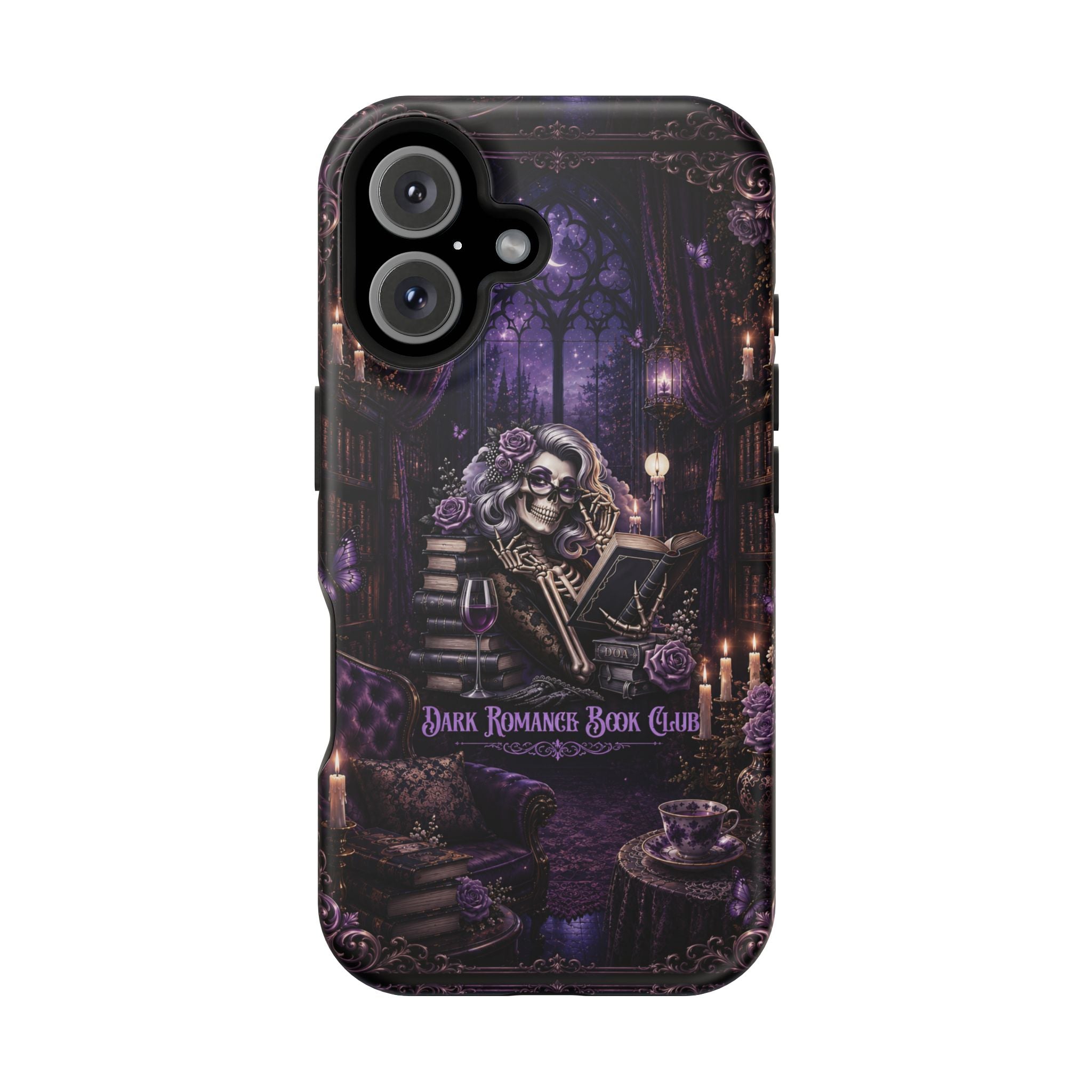 Dark Romance Book Club Phone Case – Gothic MagSafe-Compatible Case