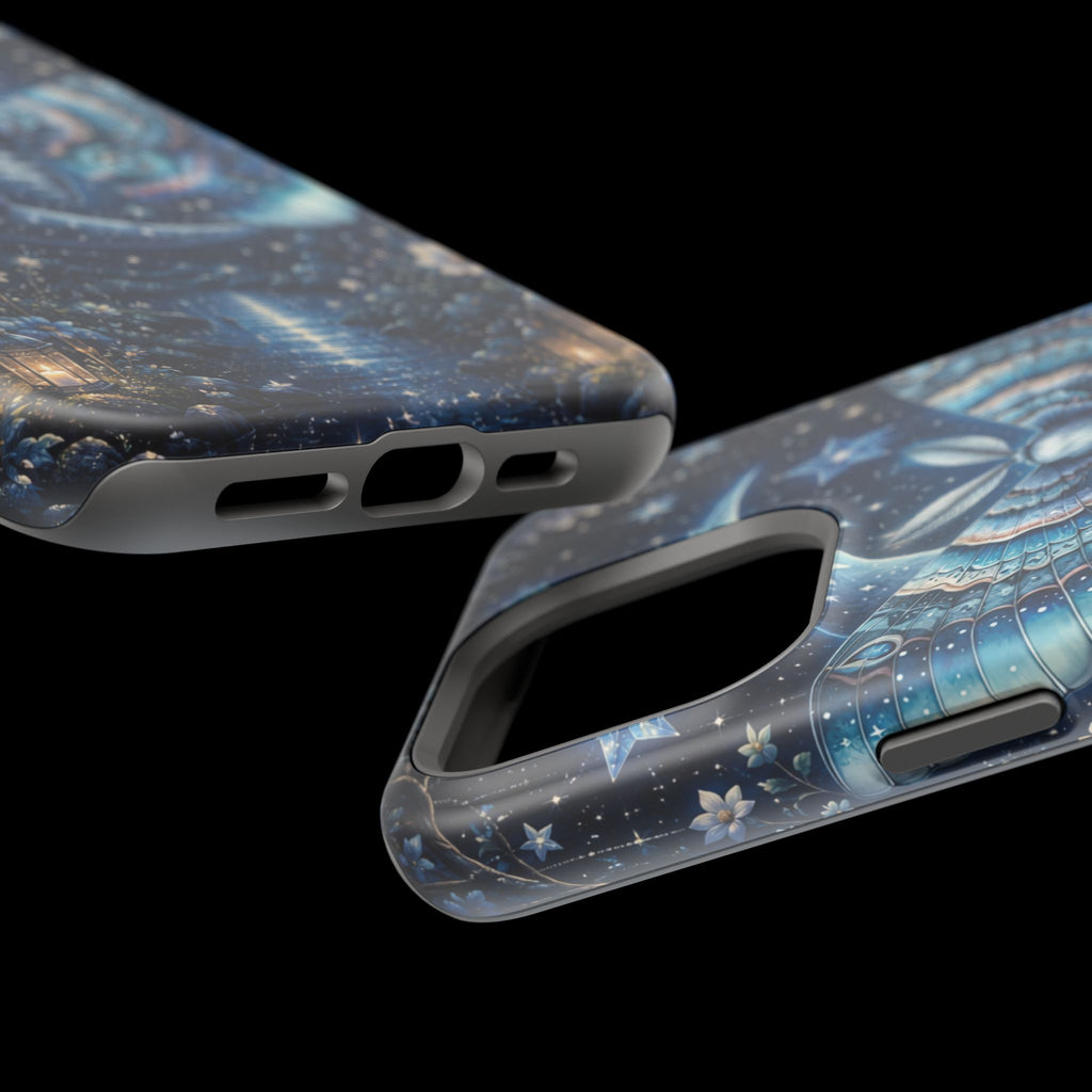 Mystic Moth Moon Phone Case – Night Sky MagSafe-Compatible Cover