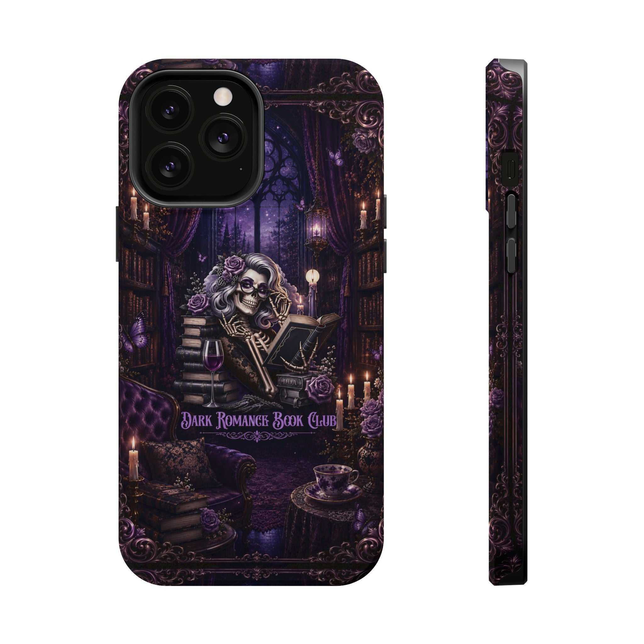 Dark Romance Book Club Phone Case – Gothic MagSafe-Compatible Case