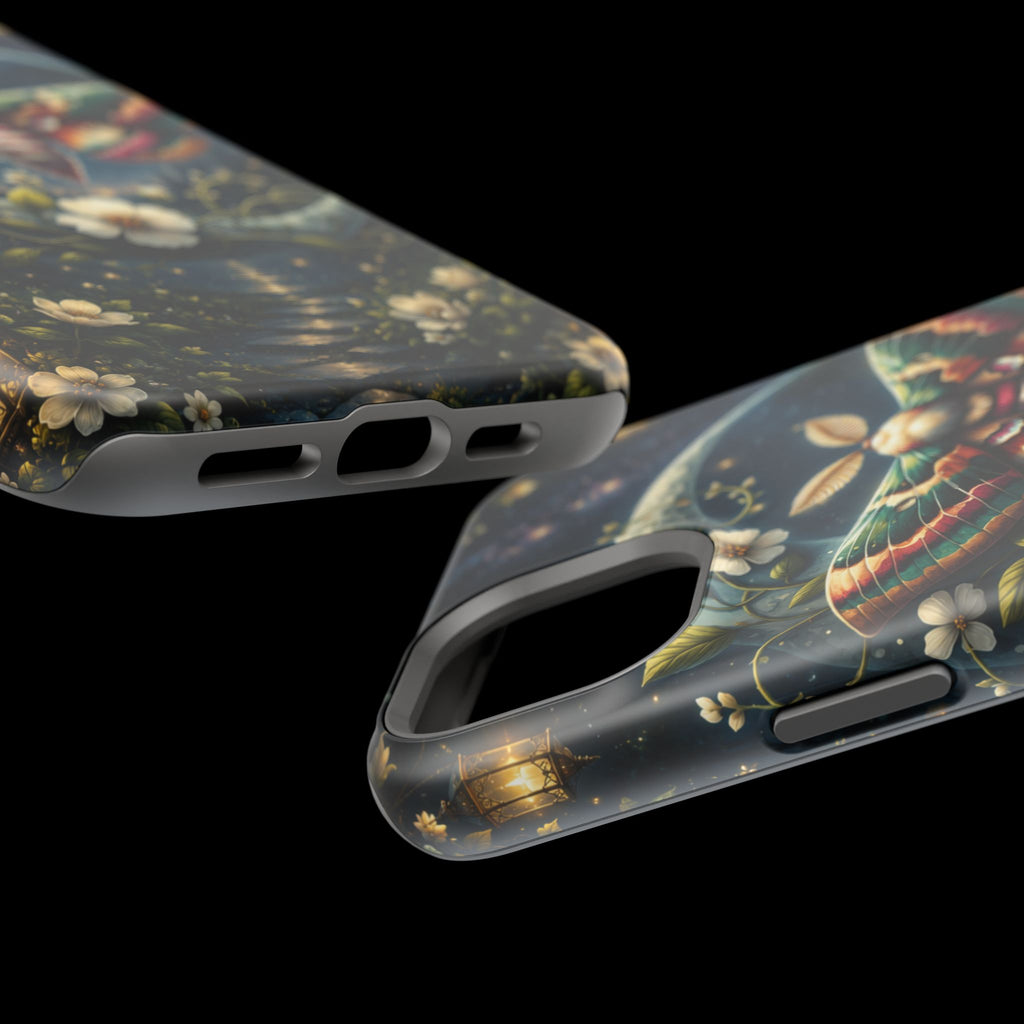 Mystic Moth Floral Nightscape Phone Case – MagSafe Cover