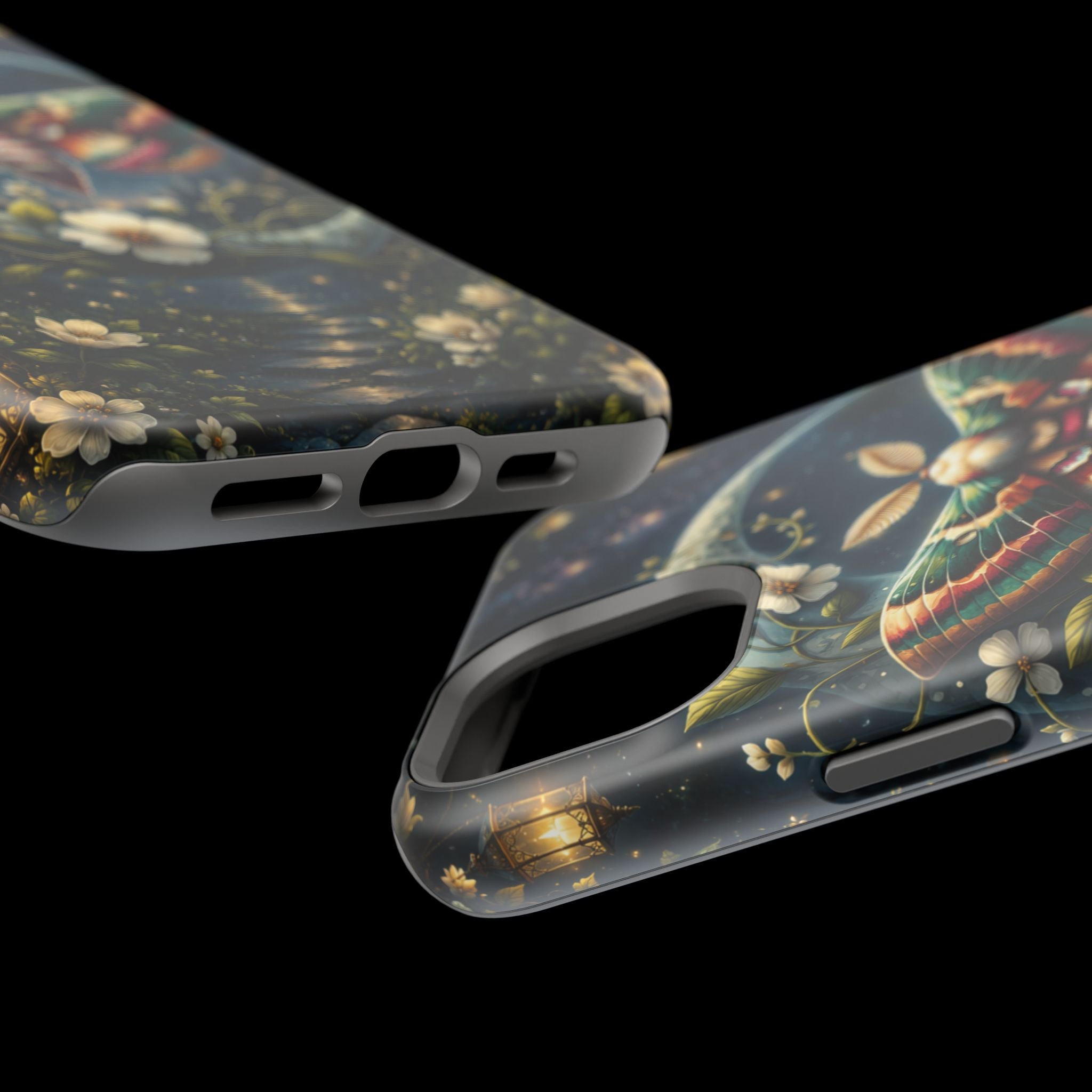 Mystic Moth Floral Nightscape Phone Case – MagSafe Cover