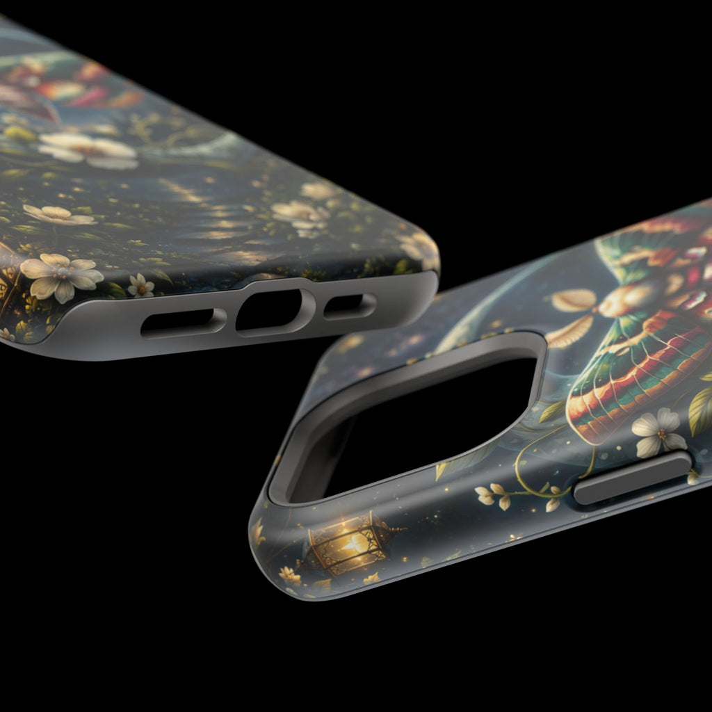 Mystic Moth Floral Nightscape Phone Case – MagSafe Cover
