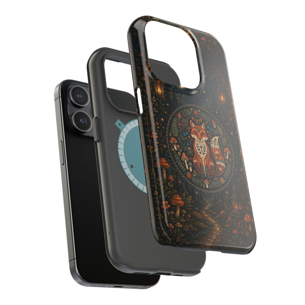 Mystic Forest Fox Phone Case – Woodland MagSafe-Compatible Cover