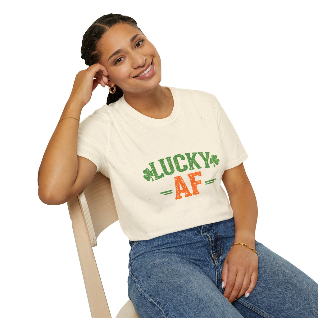 Lucky AF T-Shirt — St. Patrick’s Day Shamrock Tee