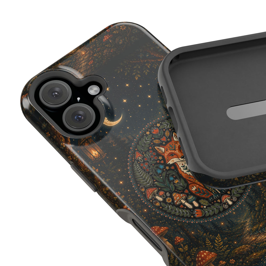 Mystic Forest Fox Phone Case – Woodland MagSafe-Compatible Cover