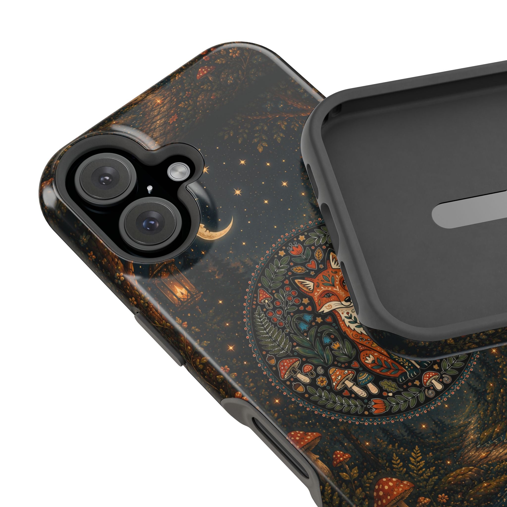 Mystic Forest Fox Phone Case – Woodland MagSafe-Compatible Cover
