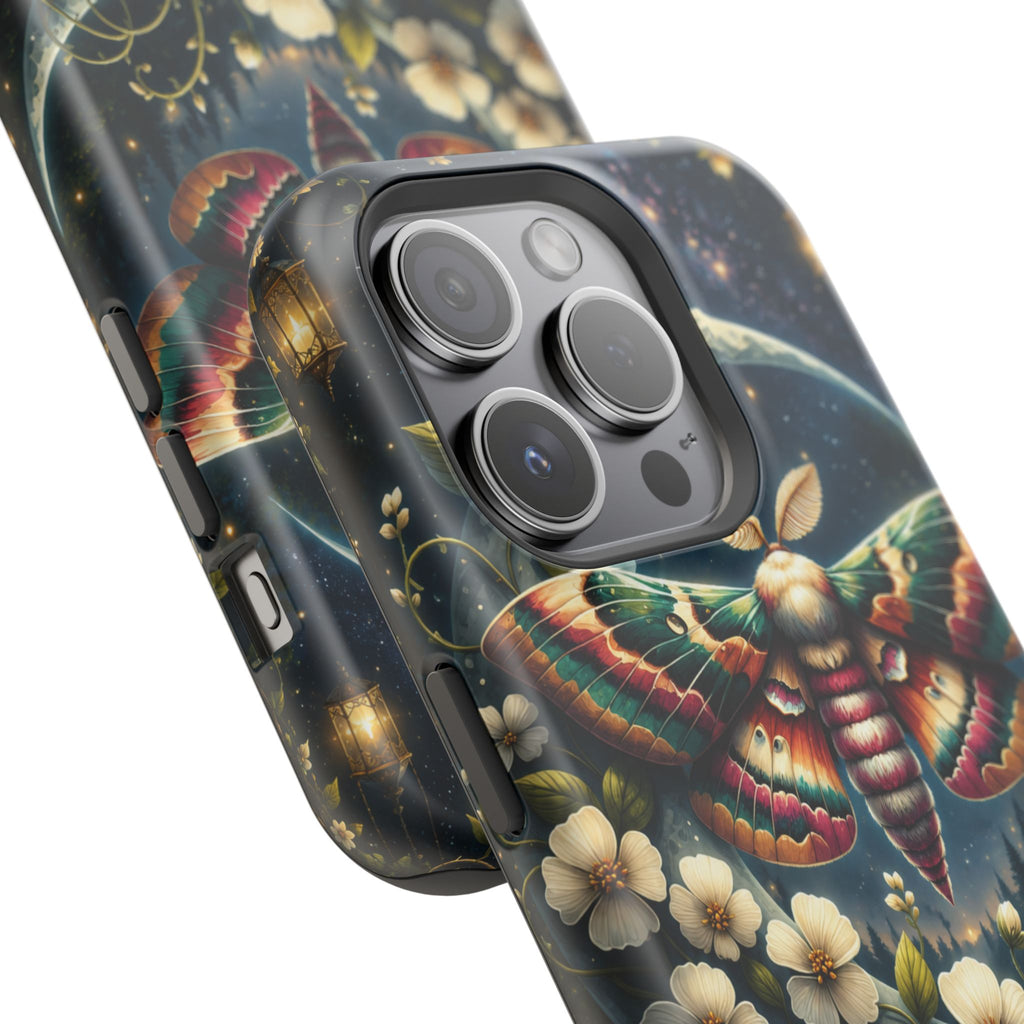 Mystic Moth Floral Nightscape Phone Case – MagSafe Cover