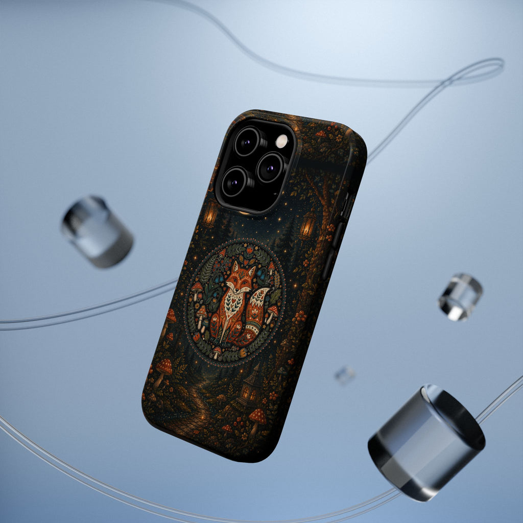 Mystic Forest Fox Phone Case – Woodland MagSafe-Compatible Cover