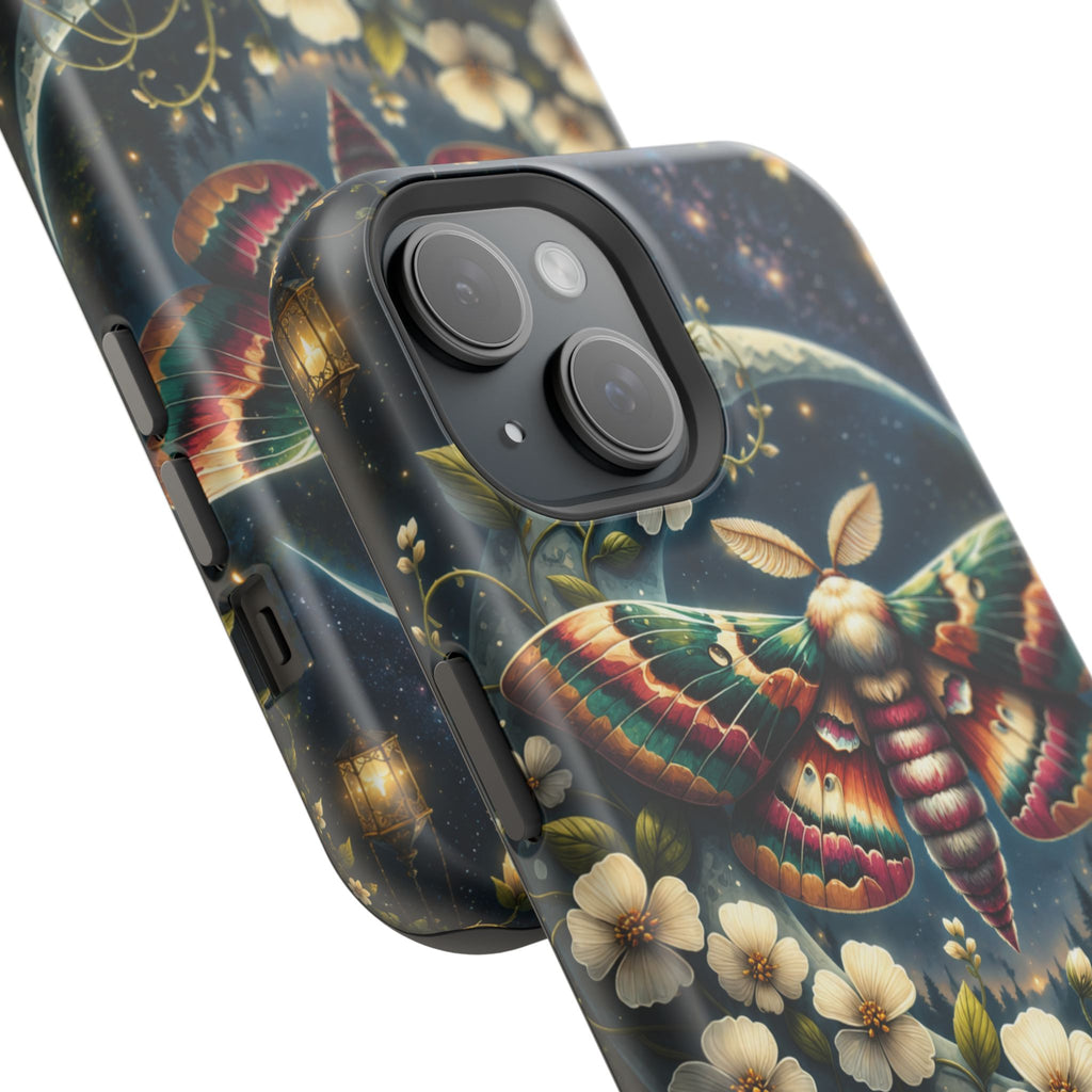 Mystic Moth Floral Nightscape Phone Case – MagSafe Cover