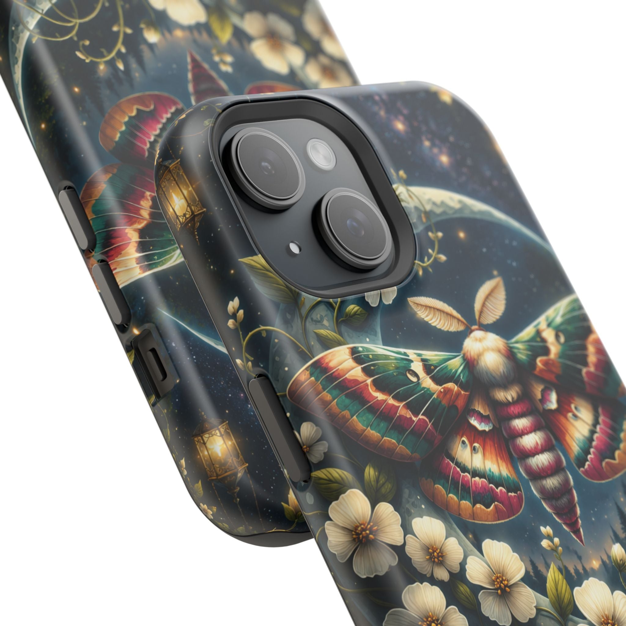 Mystic Moth Floral Nightscape Phone Case – MagSafe Cover
