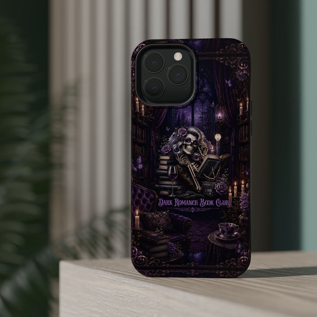Dark Romance Book Club Phone Case – Gothic MagSafe-Compatible Case