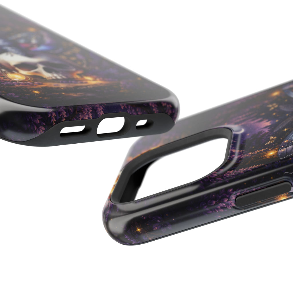Moth & Skull Phone Case – Dark Mystical MagSafe-Compatible Cover