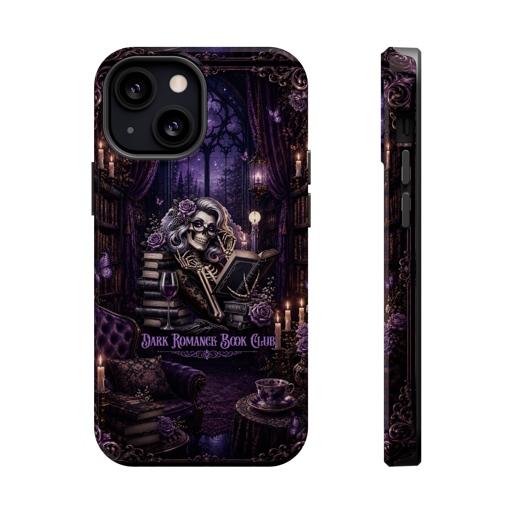 Dark Romance Book Club Phone Case – Gothic MagSafe-Compatible Case