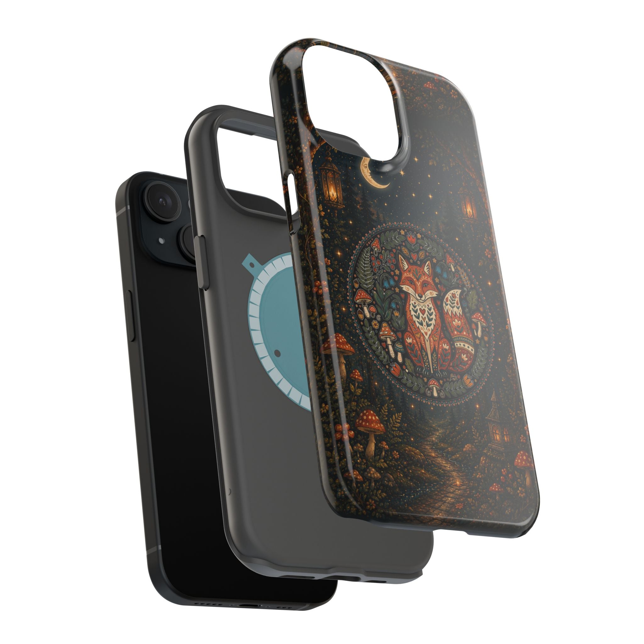Mystic Forest Fox Phone Case – Woodland MagSafe-Compatible Cover