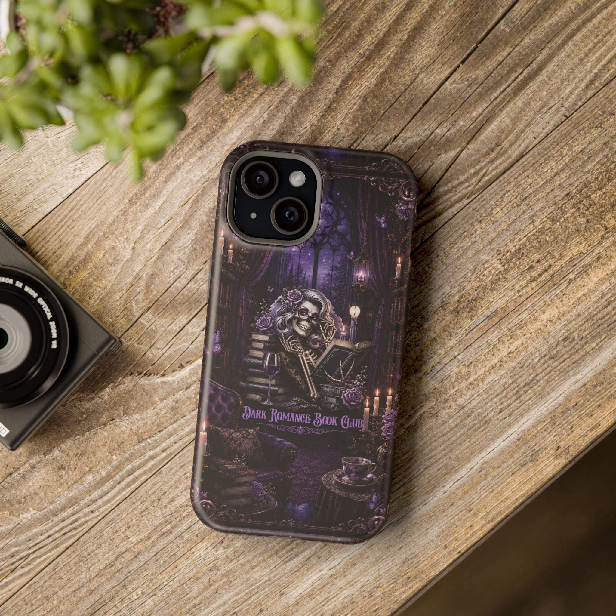 Dark Romance Book Club Phone Case – Gothic MagSafe-Compatible Case