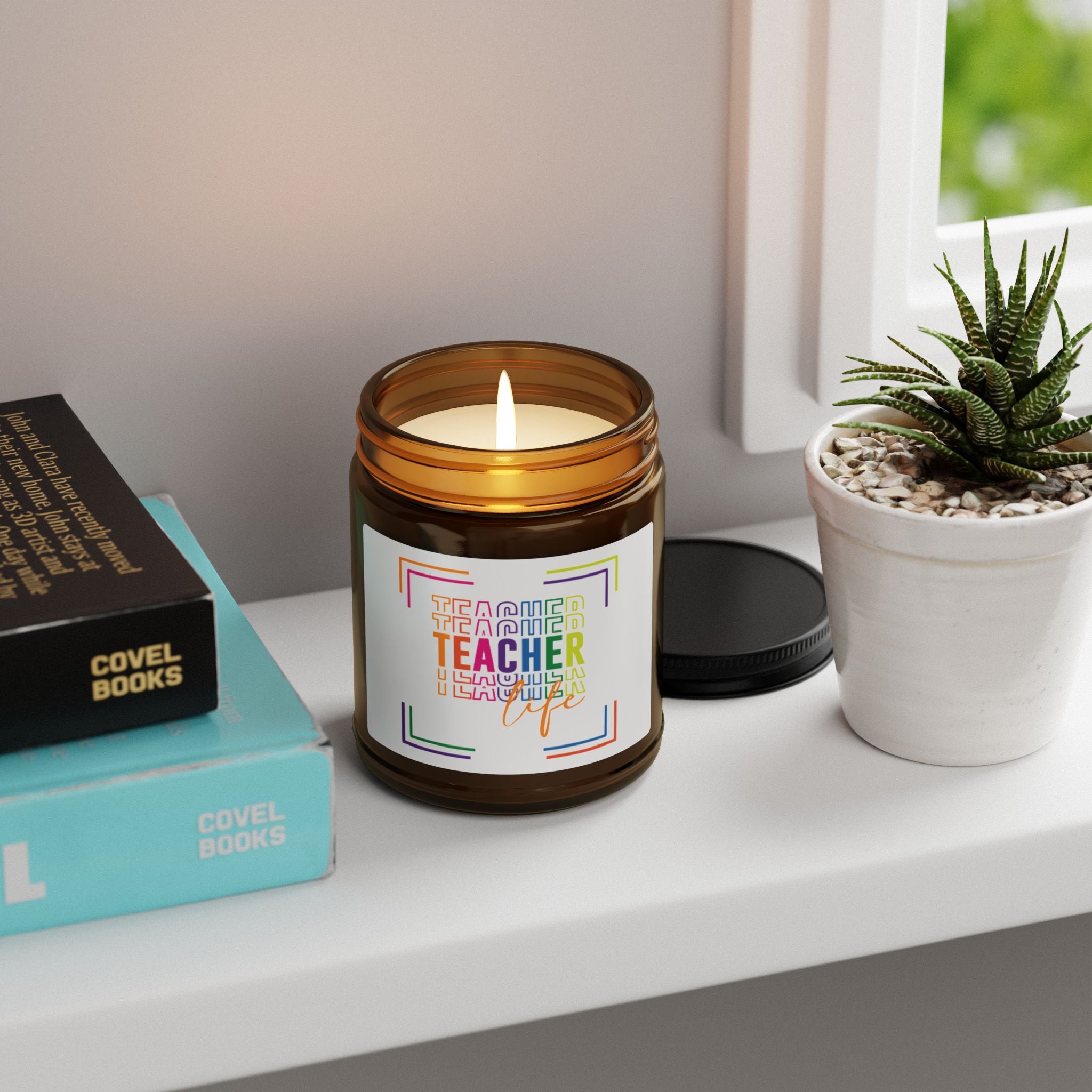 Teacher Appreciation Scented Soy Candle, Gift for Educators From Student, Graduation Candles Gift From Mom Dad, Holiday Gift Idea For Friend