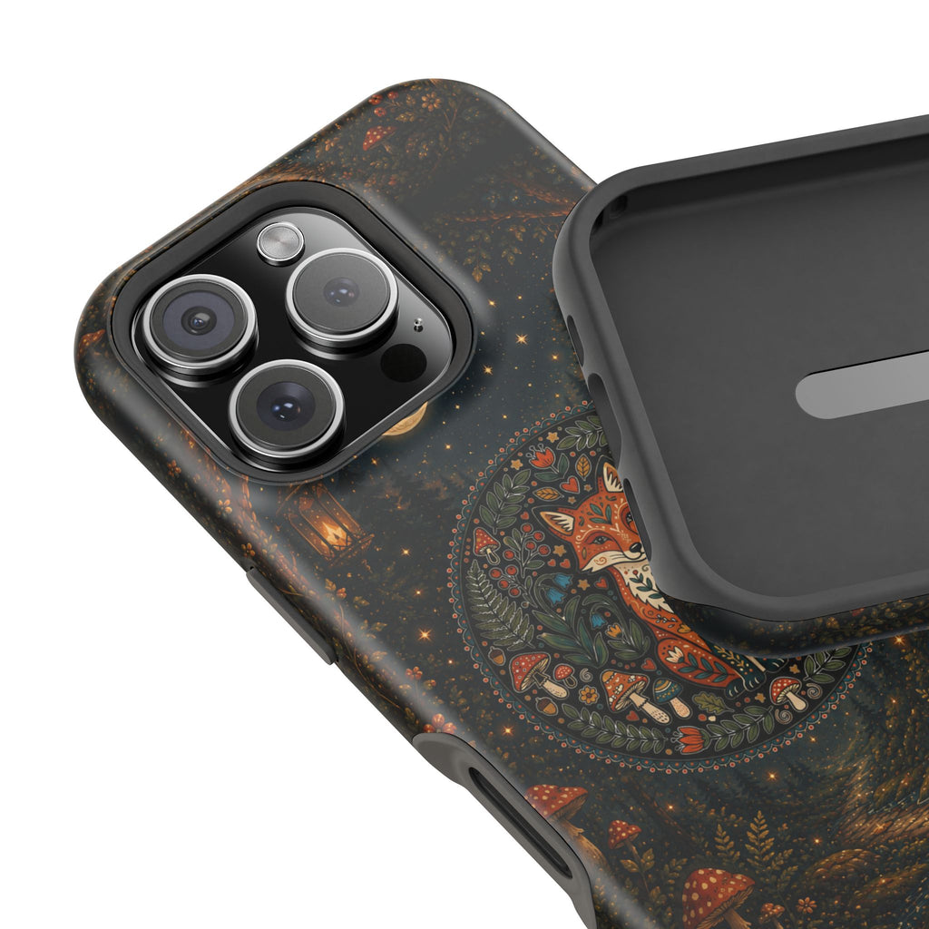 Mystic Forest Fox Phone Case – Woodland MagSafe-Compatible Cover