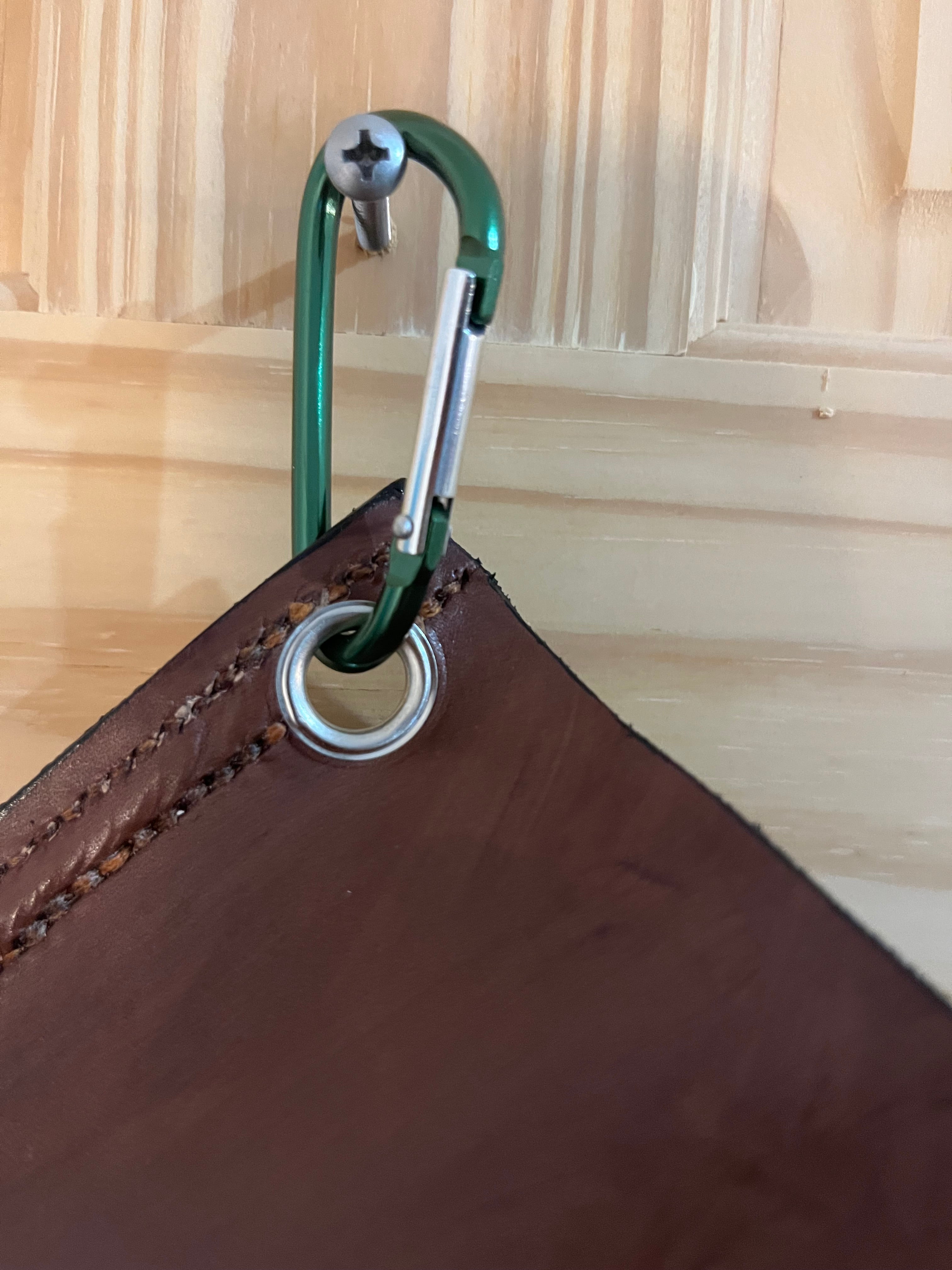 Genuine Leather Dark Brown Haversack Bag