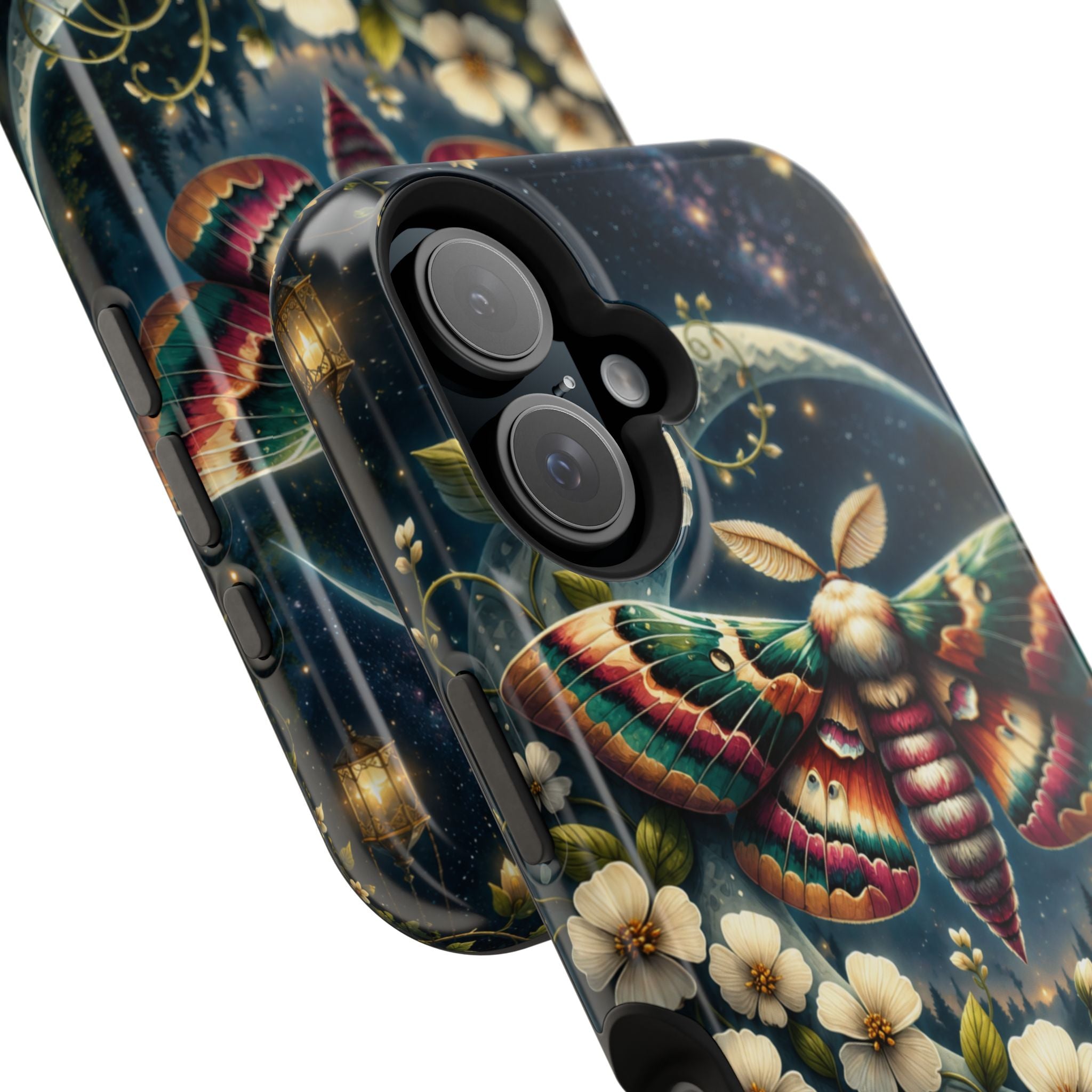 Mystic Moth Floral Nightscape Phone Case – MagSafe Cover