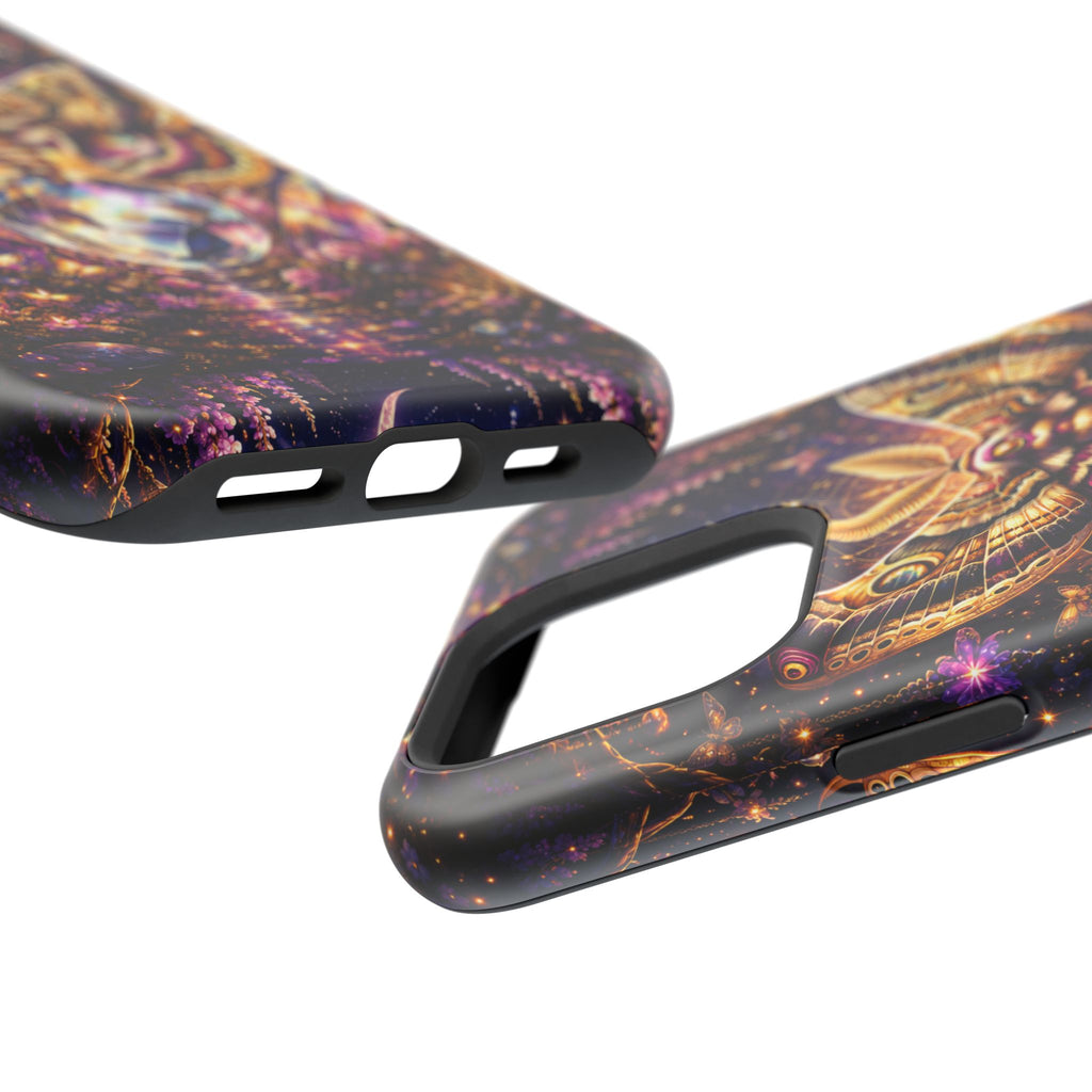 Mystic Moth Crystal Phone Case – Jewel-Toned MagSafe-Compatible Cover