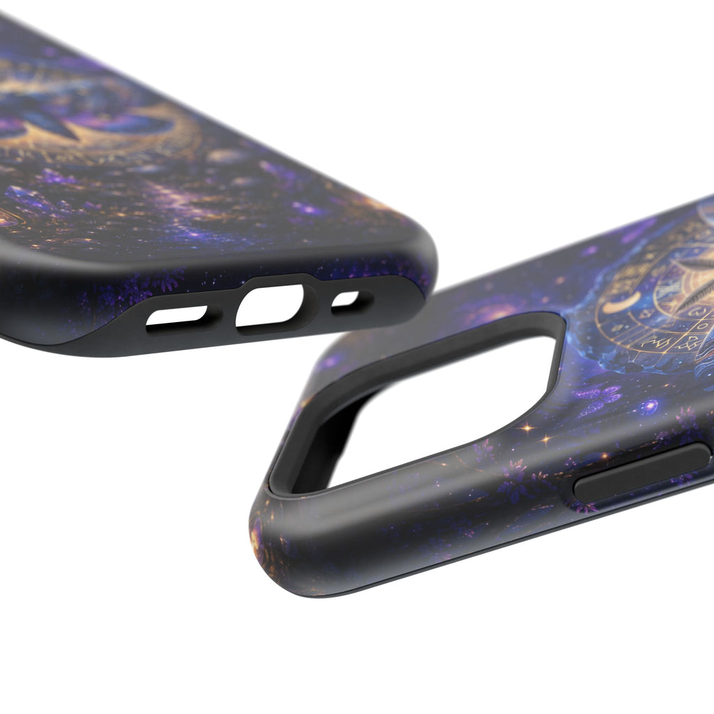 Astrological Moth Phone Case – Celestial MagSafe-Compatible Cover