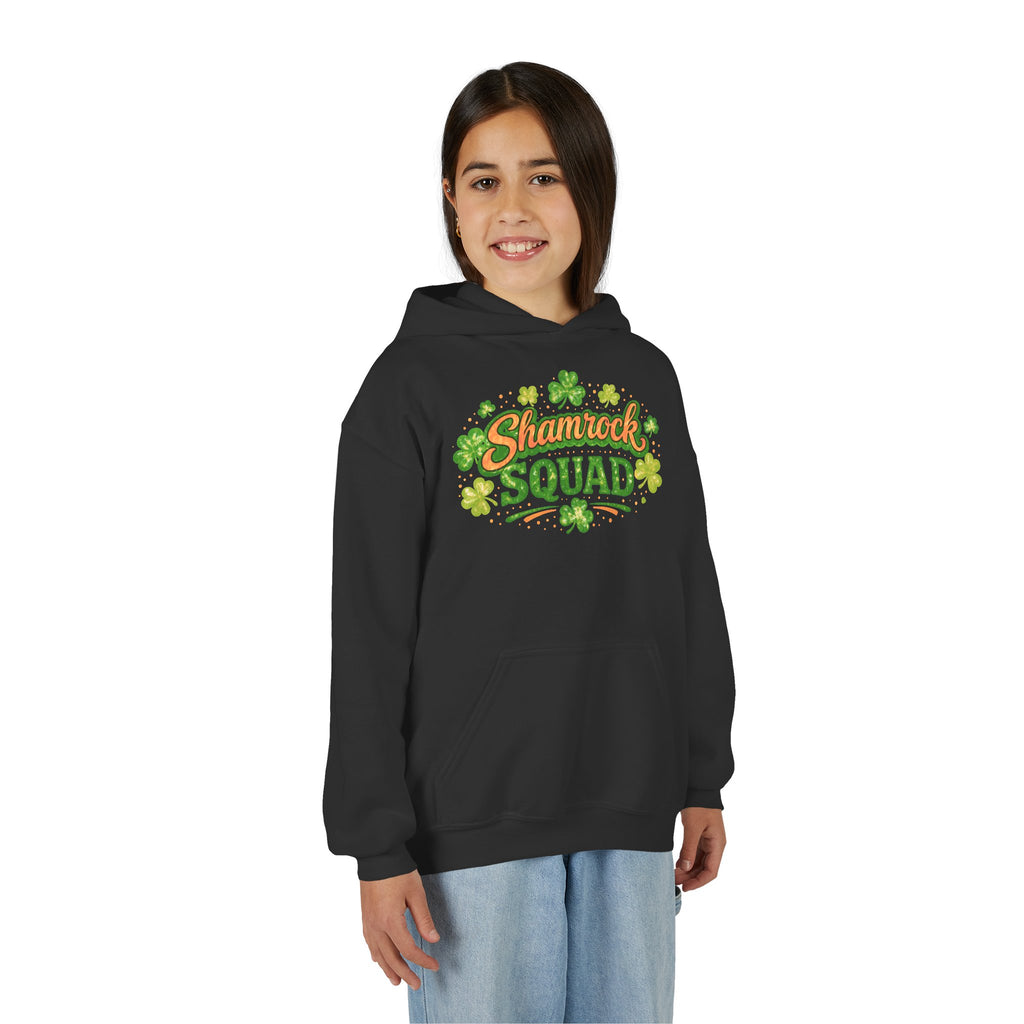 Little Leprechaun Youth Shamrock Squad Hoodie — St. Patrick’s Day Sweatshirt
