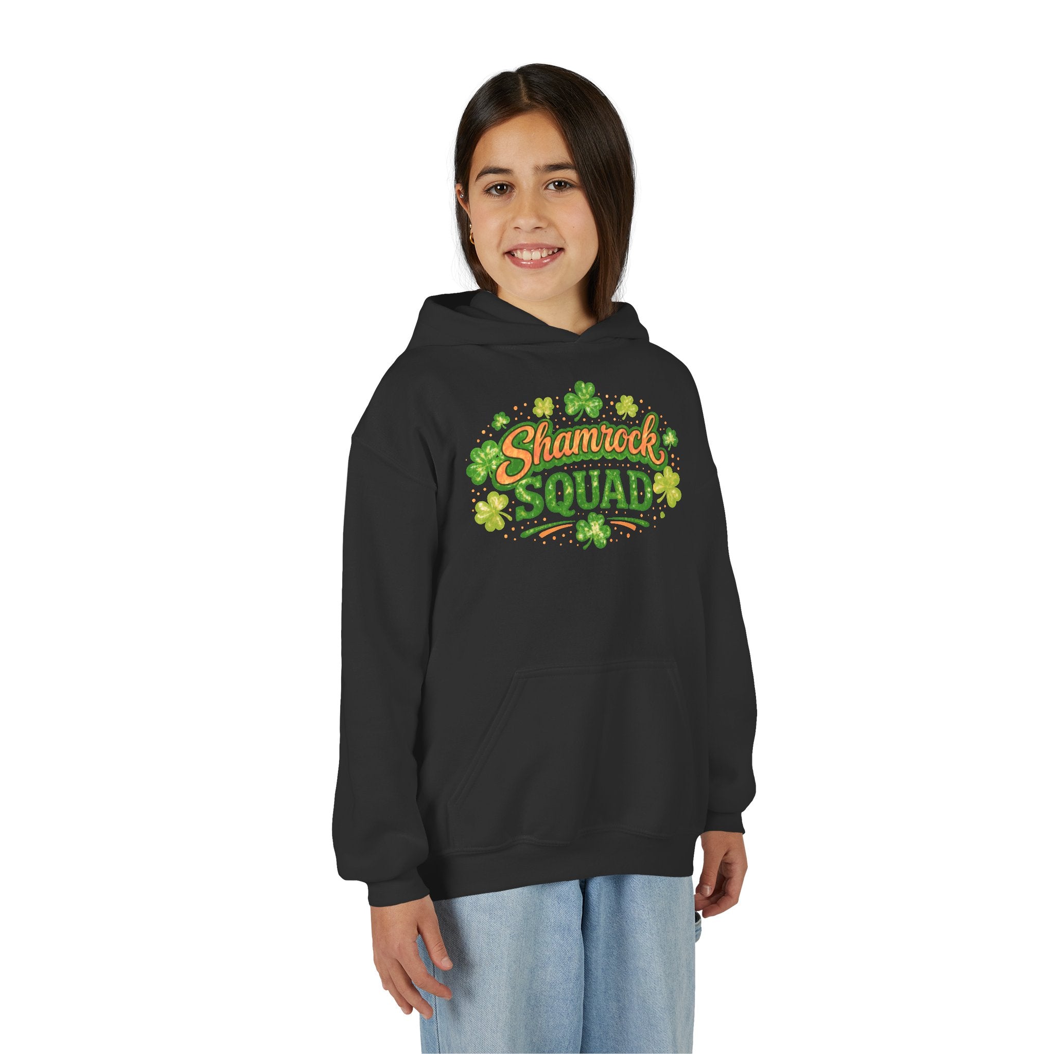 Little Leprechaun Youth Shamrock Squad Hoodie — St. Patrick’s Day Sweatshirt