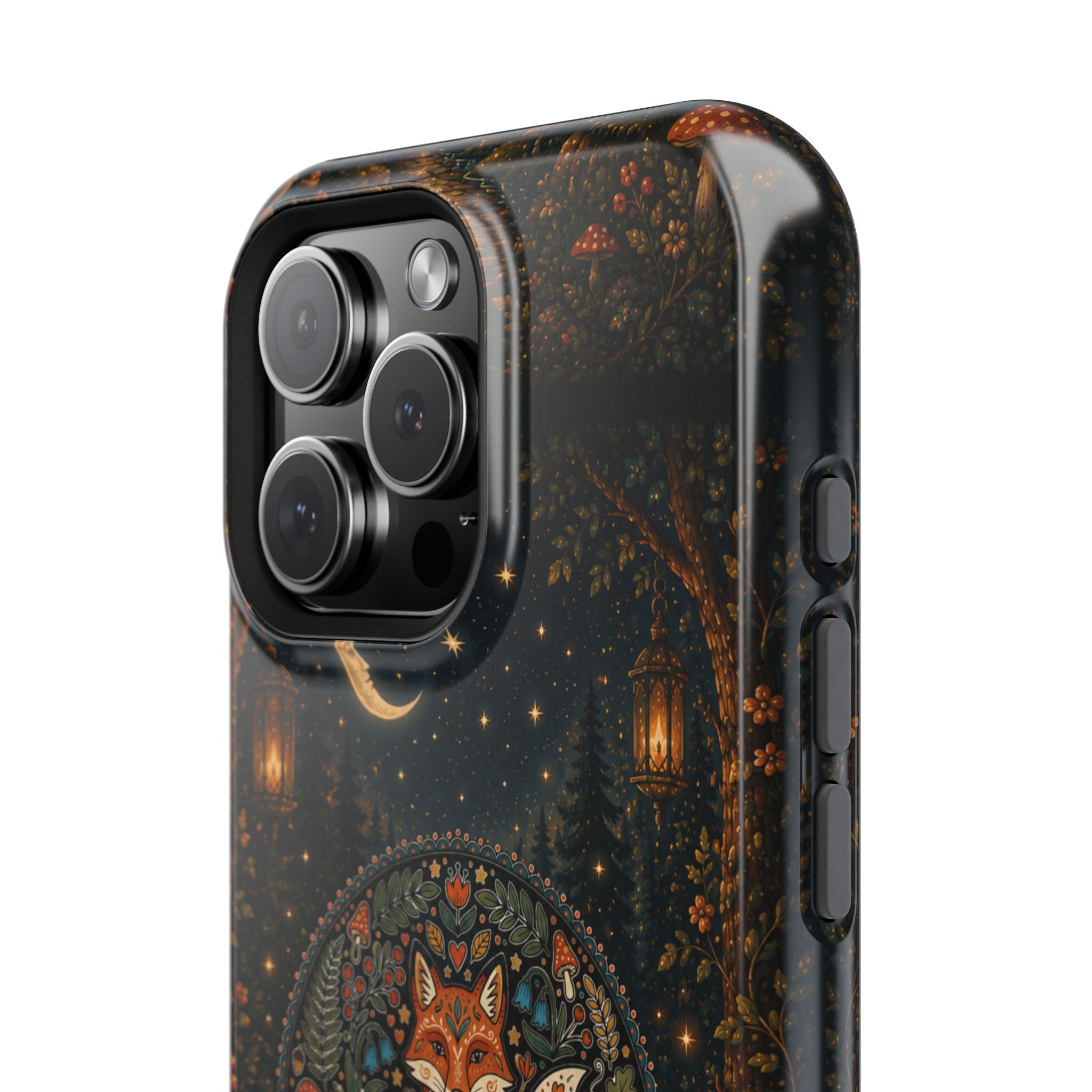 Mystic Forest Fox Phone Case – Woodland MagSafe-Compatible Cover